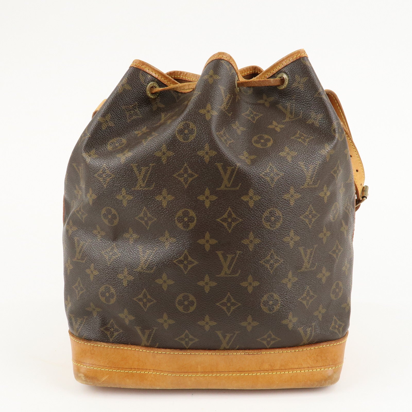 Louis Vuitton Monogram Noe Shoulder Bag Hand Bag Brown M42224 Used