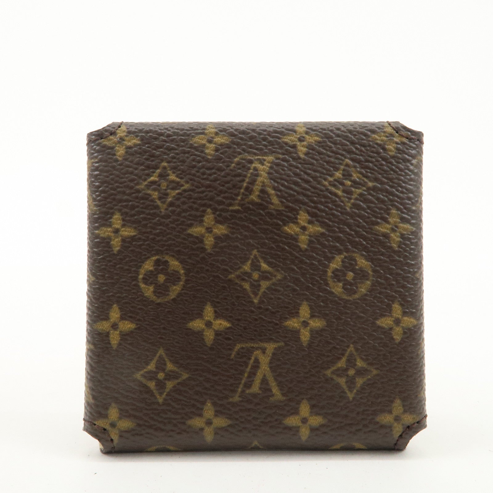 Louis Vuitton Monogram Jewelry Case Ring Case Brown Used