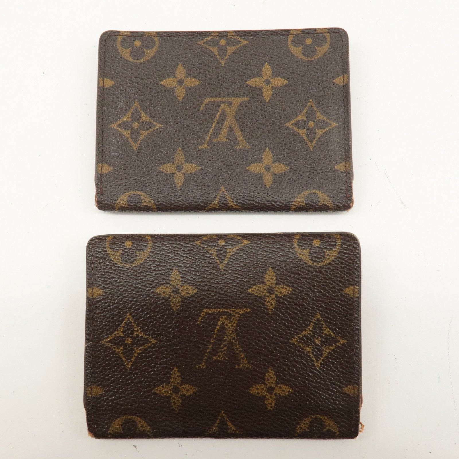 Louis Vuitton Monogram Set of 2 Bi-fold Card Case M60533