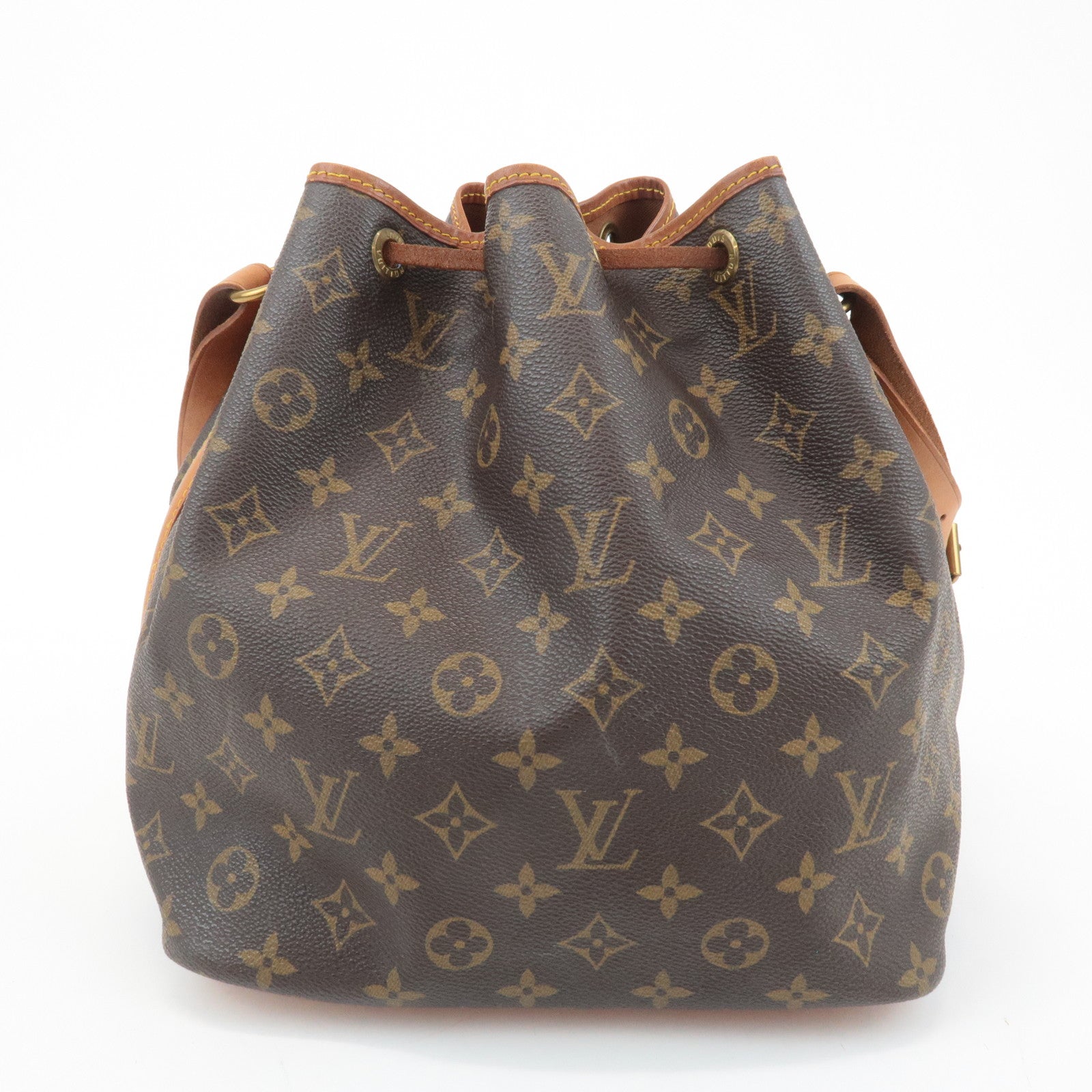 Louis Vuitton Monogram Petit Noe Shoulder Bag Brown M42226 Used