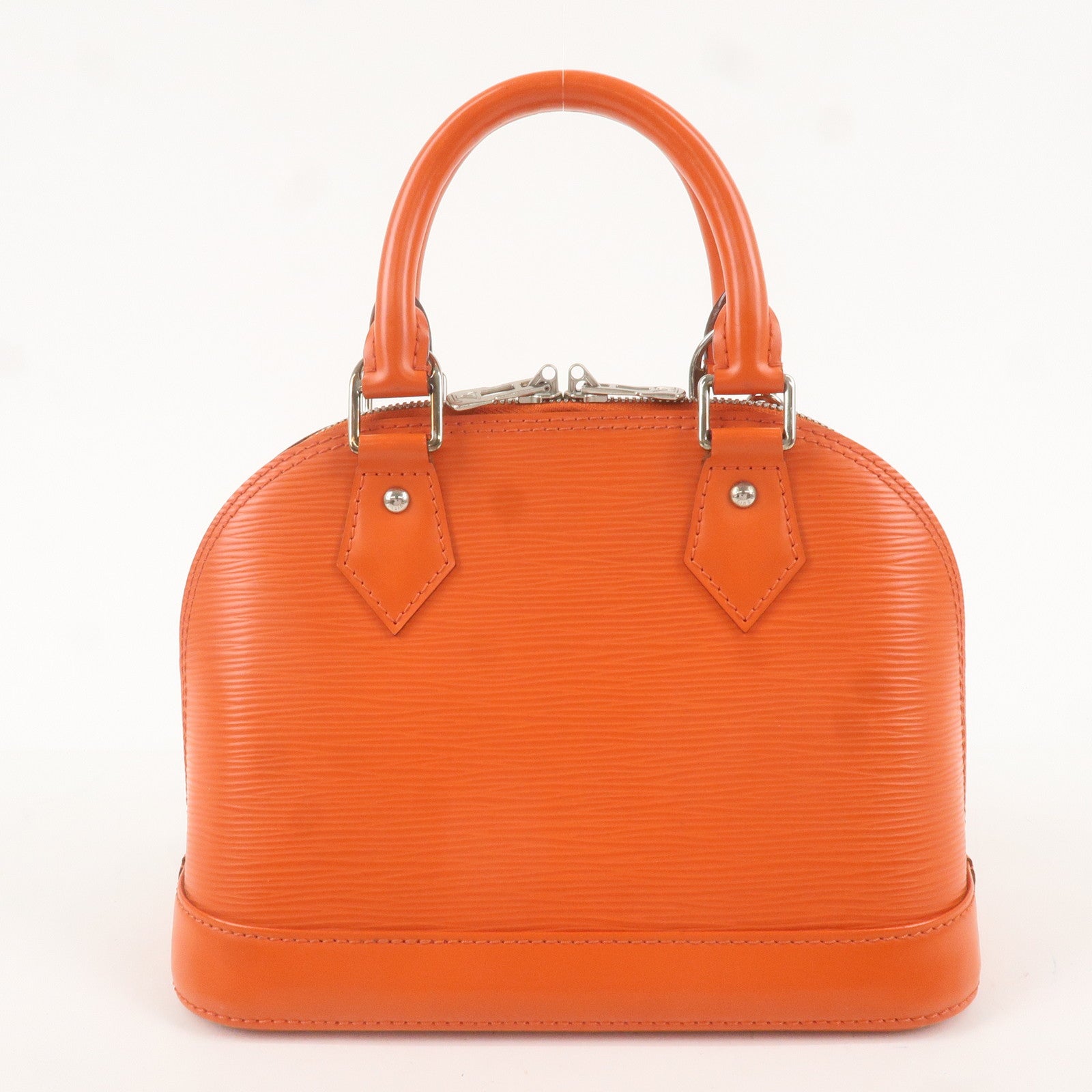 Louis Vuitton Epi Alma BB 2Way Bag Hand Bag Orange M40854