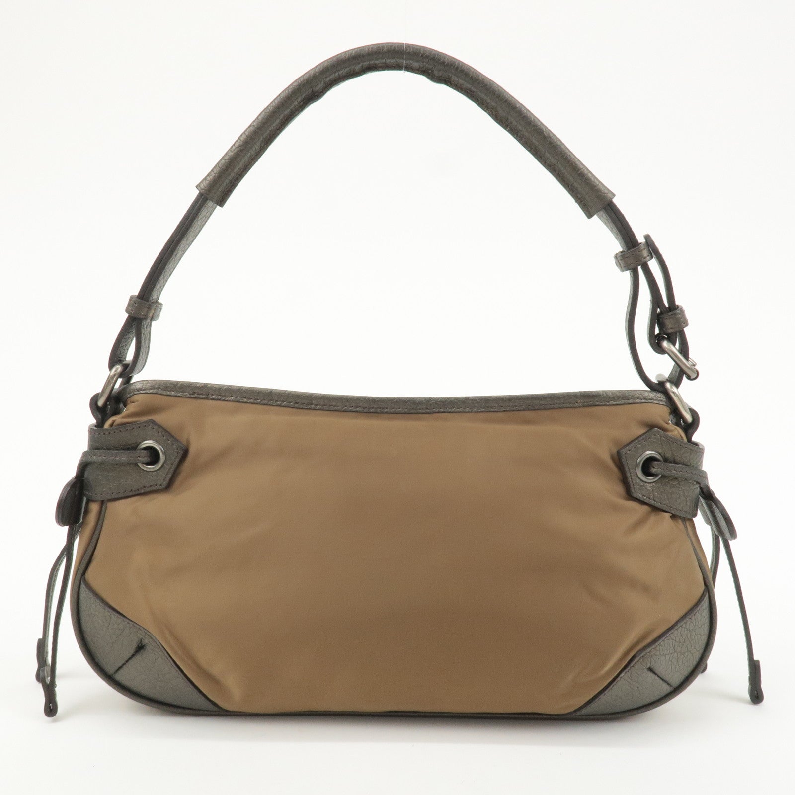 Burberry Nylon Leather One-Shoulder Bag