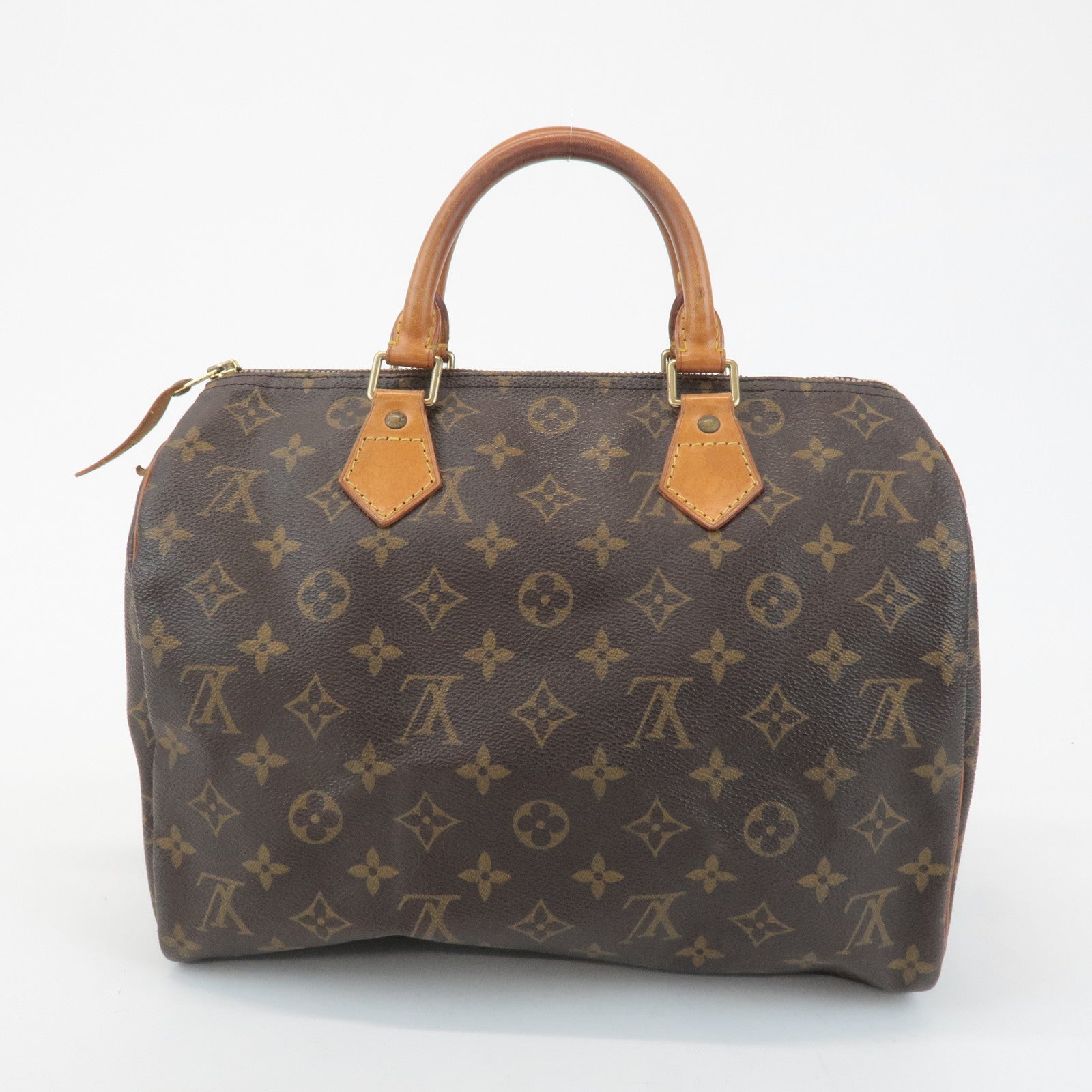 Louis Vuitton Monogram Speedy 30 Hand Bag Boston Bag M41526 Used