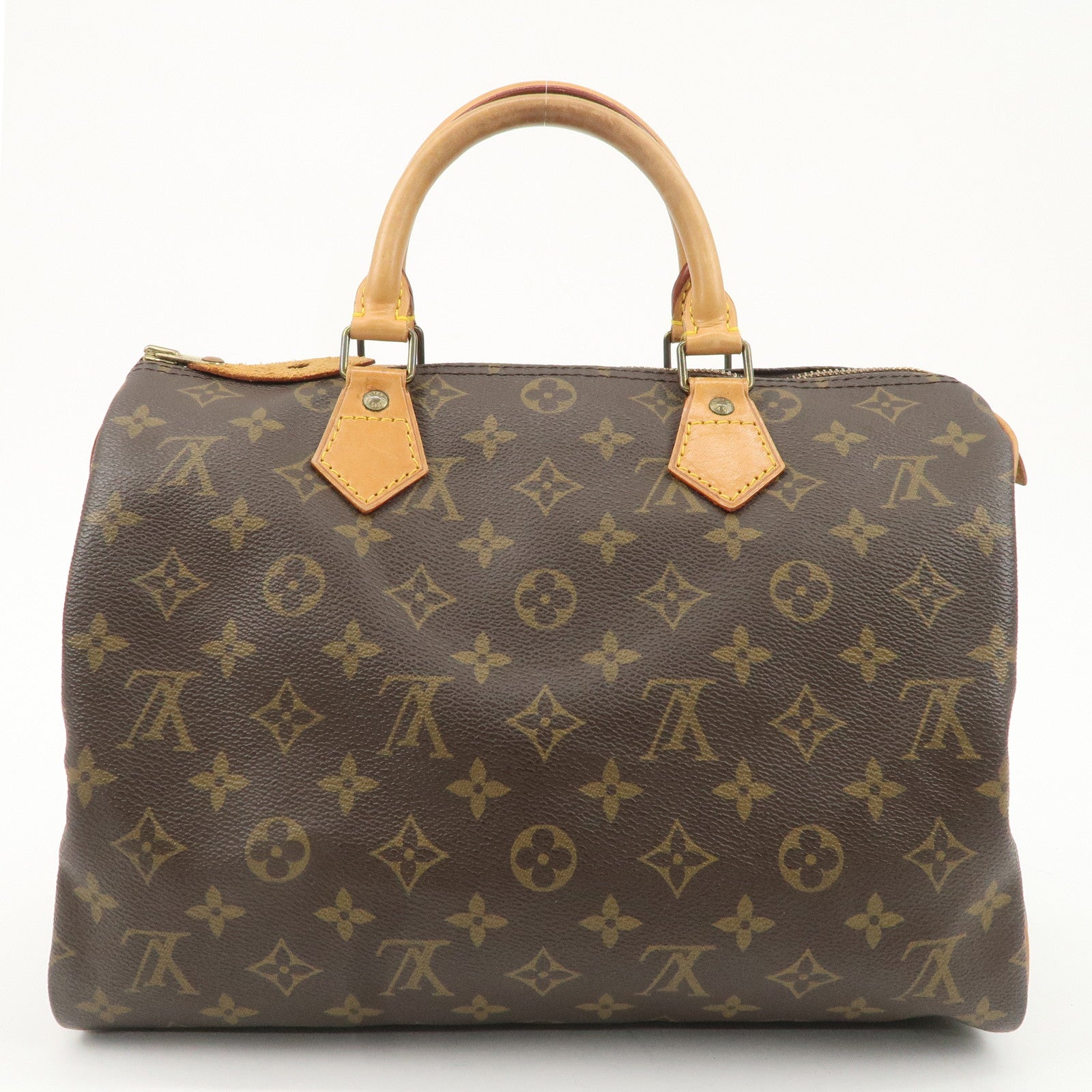 Louis Vuitton Monogram Speedy 30 Hand Bag Boston Bag M41526 Used