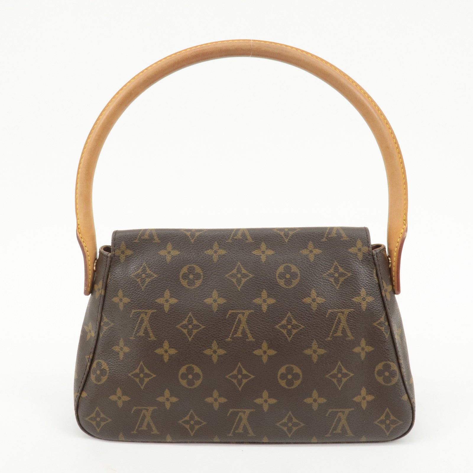 Louis Vuitton Monogram Mini Looping Shoulder Bag Hand Bag M51147 Used