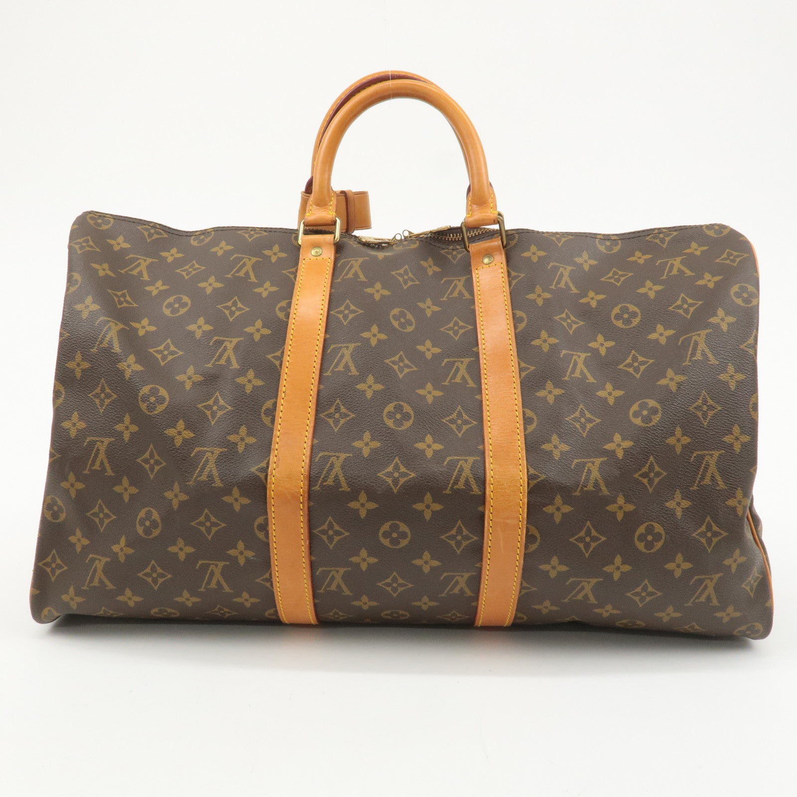 Louis Vuitton Monogram Keep All Bandoulier 50 Boston Bag M41416