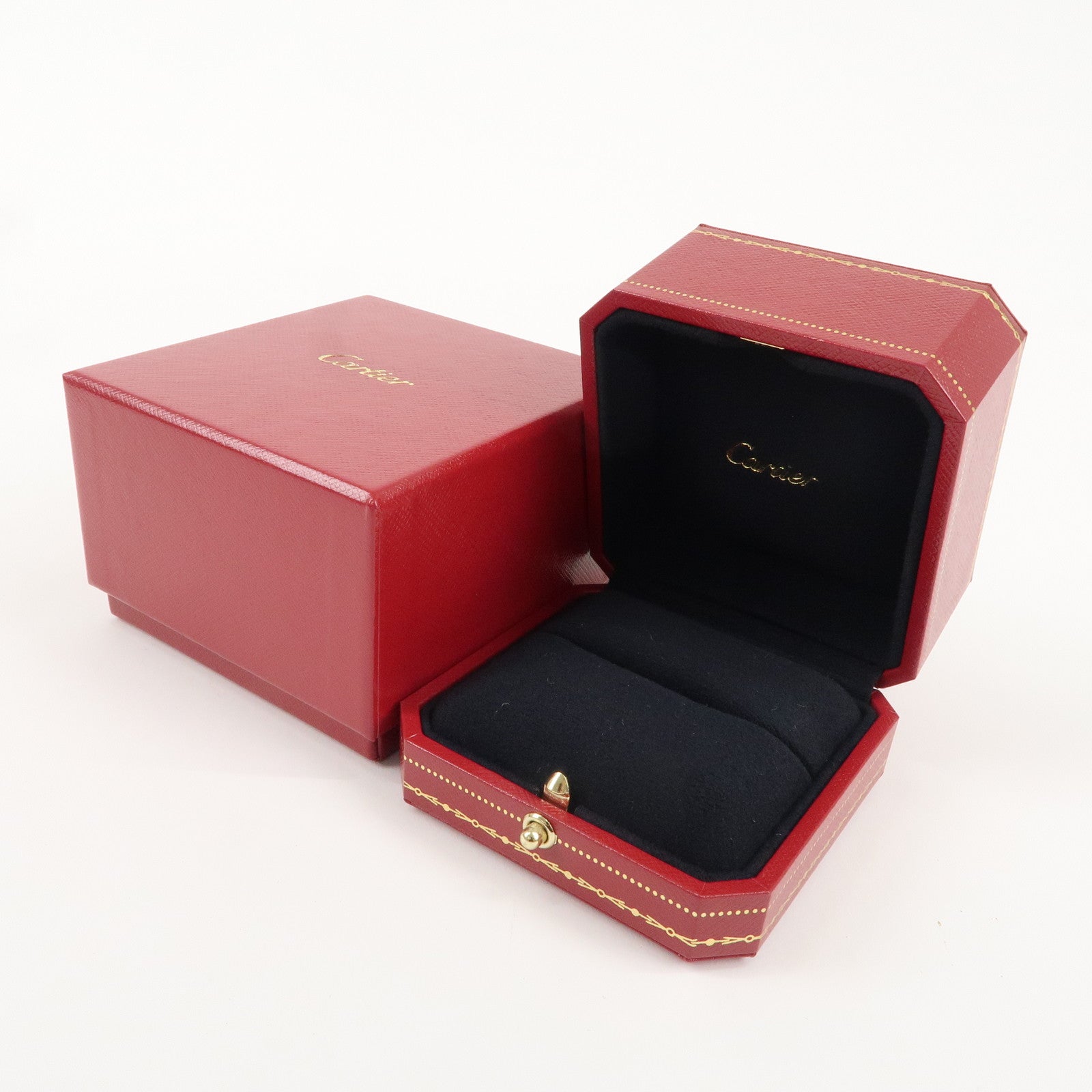 Cartier Set of 2 Ring Box Display Box Jewelry Box For Ring