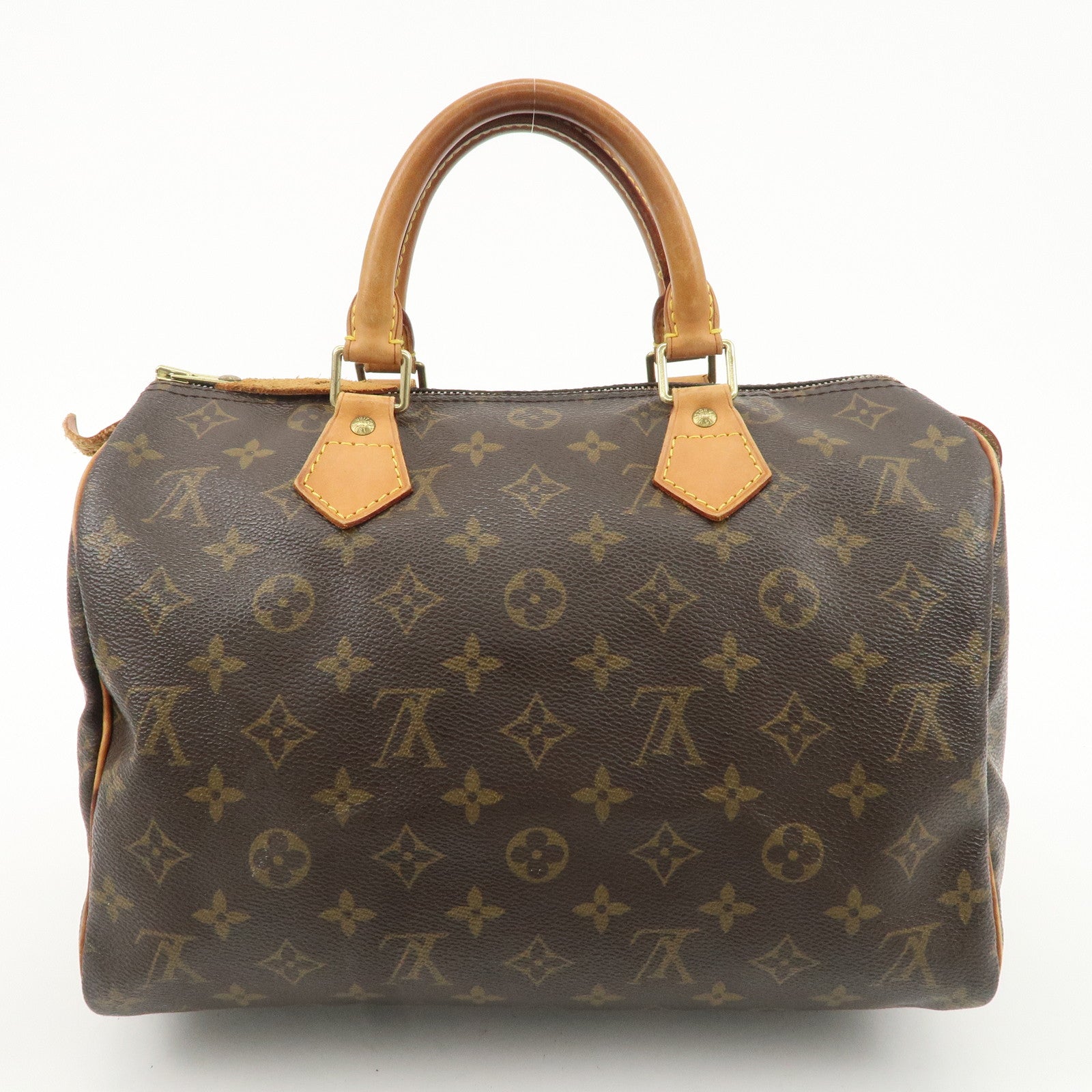 Louis Vuitton Monogram Speedy 30 Hand Bag Boston Bag M41526 Used