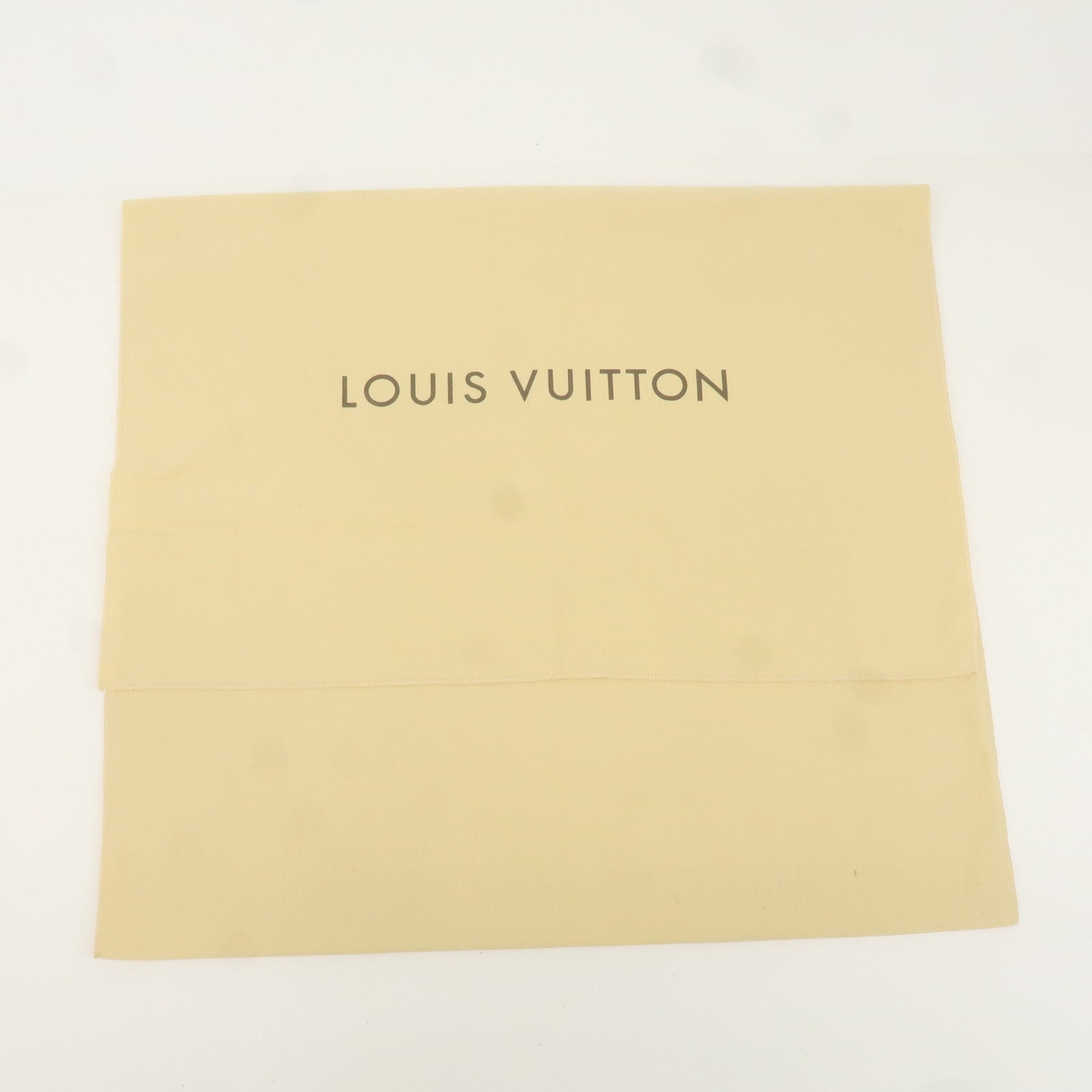 Louis Vuitton Set of 10 Dust Bag Storage Bag Flap Beige