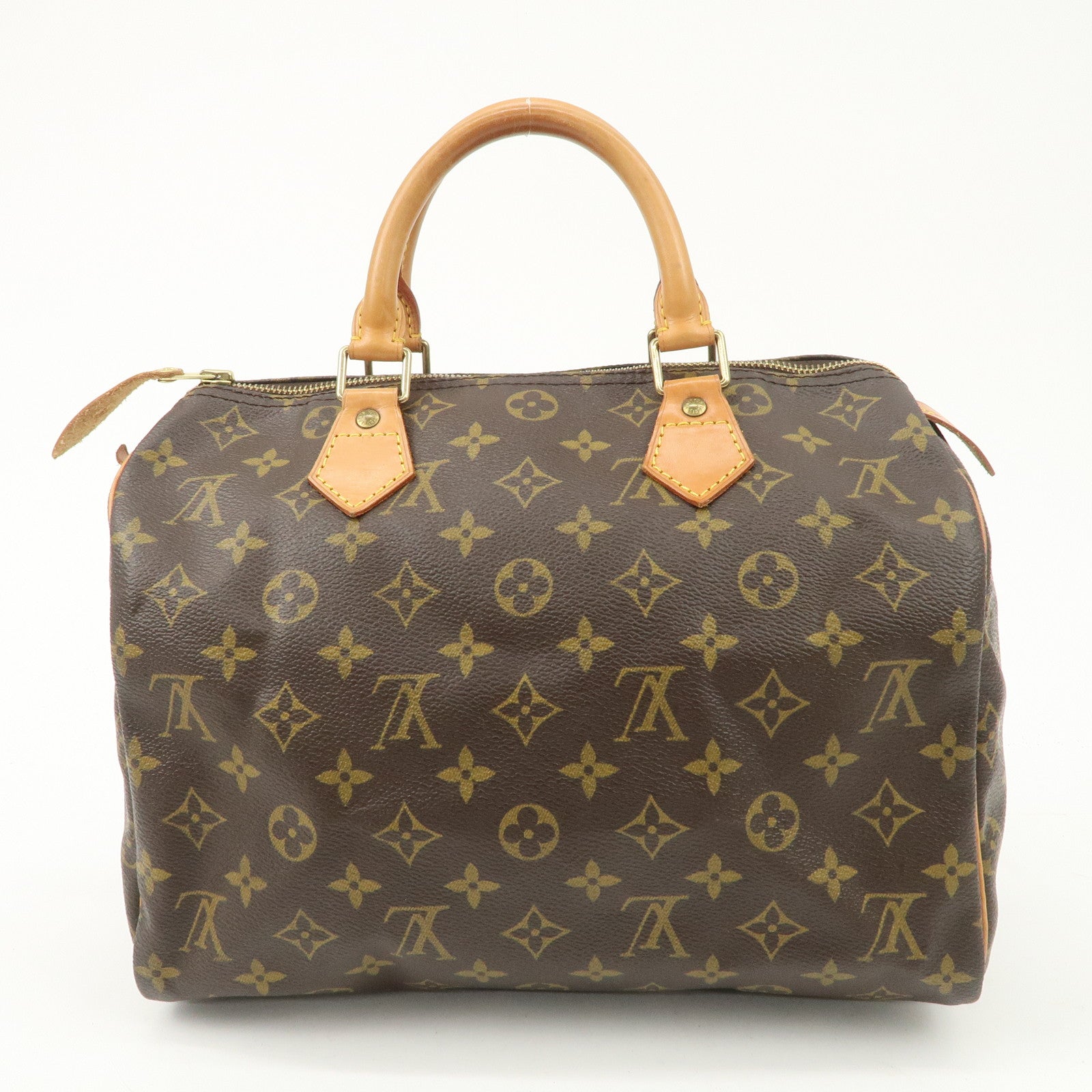 Louis Vuitton Monogram Speedy 30 Hand Bag Boston Bag M41526 Used