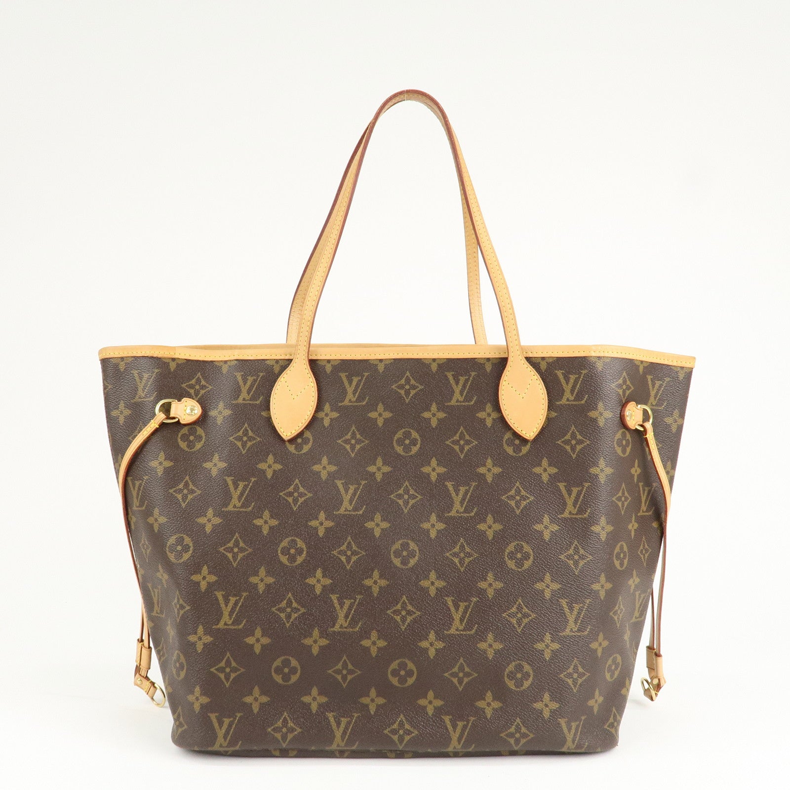 Louis Vuitton Monogram Neverfull MM Tote Bag Brown M40156 Used