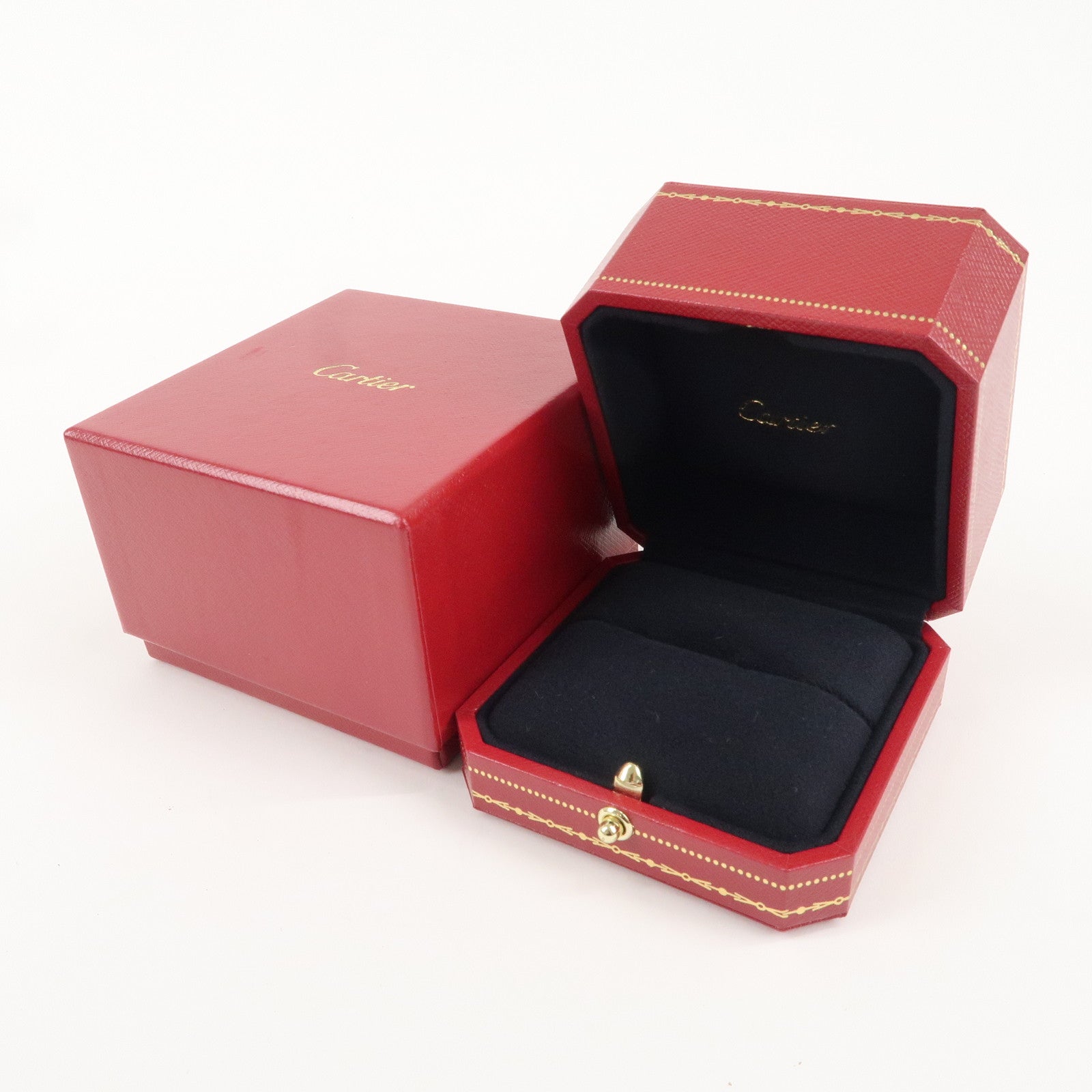 Cartier Set of 2 Ring Box Display Box Jewelry Box For Ring