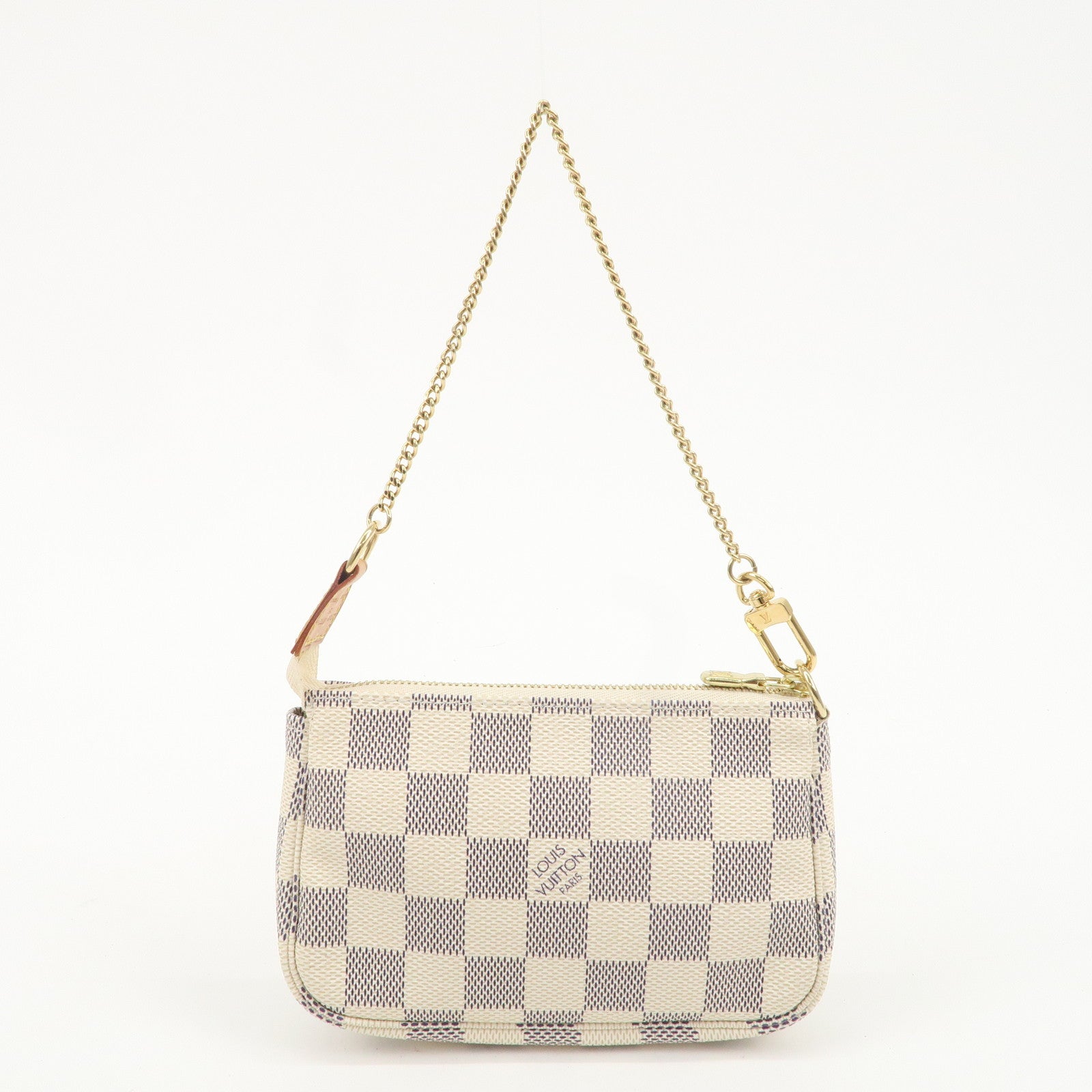 Louis Vuitton Damier Azur Mini Pochette Accessoires Pouch N58010 Used