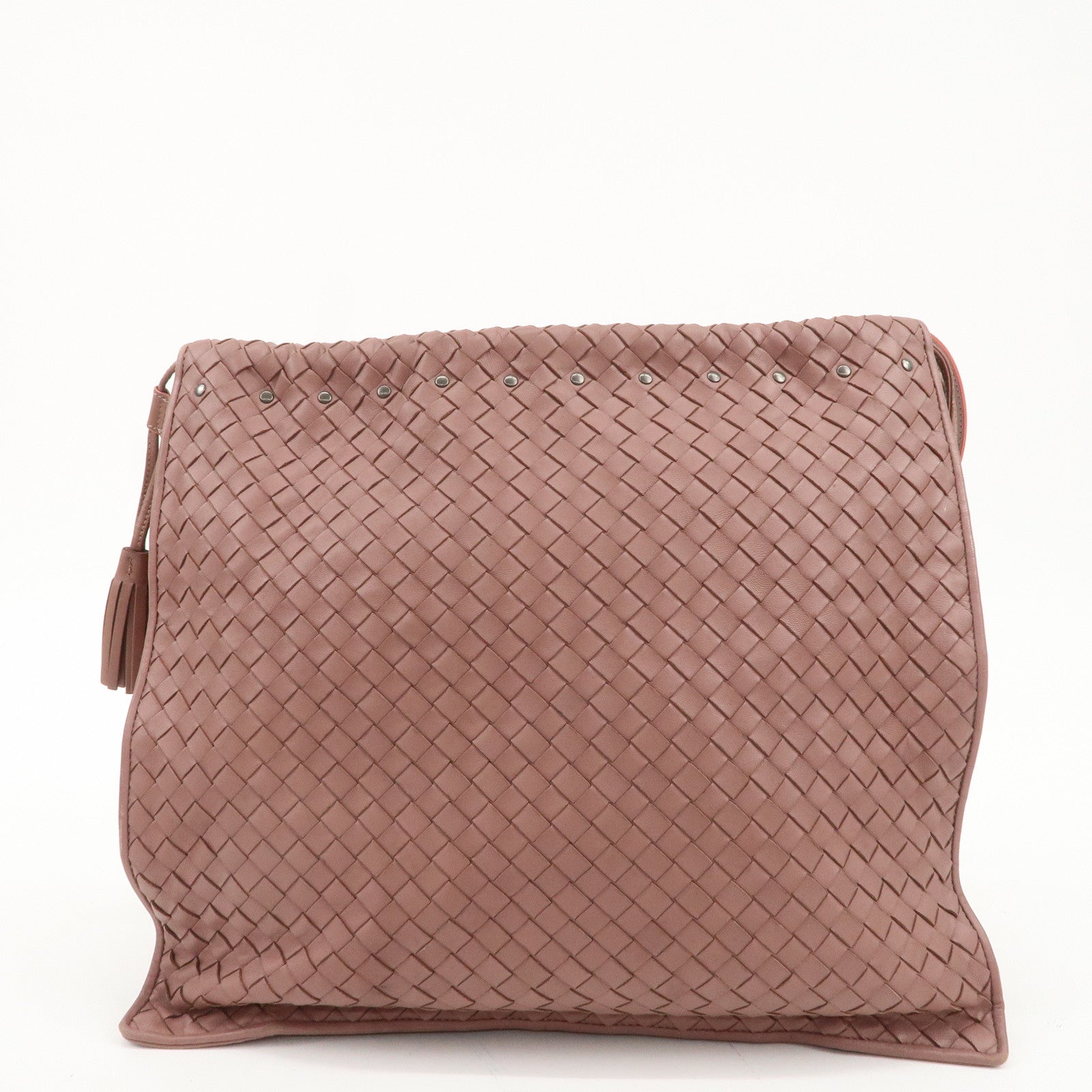 BOTTEGA VENETA Intrecciato Leather Shoulder Bag 323765