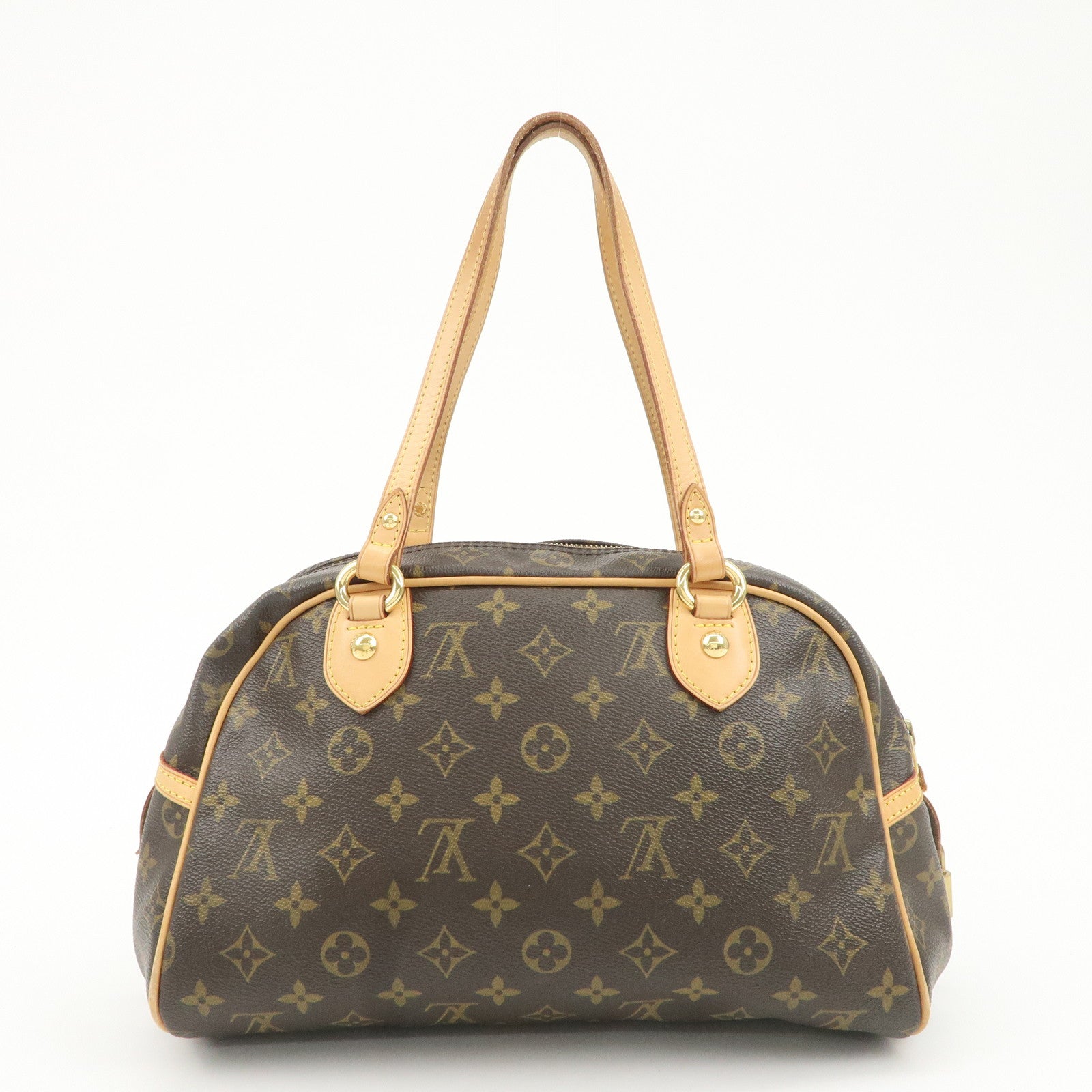 Louis Vuitton Monogram Montorgueil PM Hand Bag Brown M95565 Used