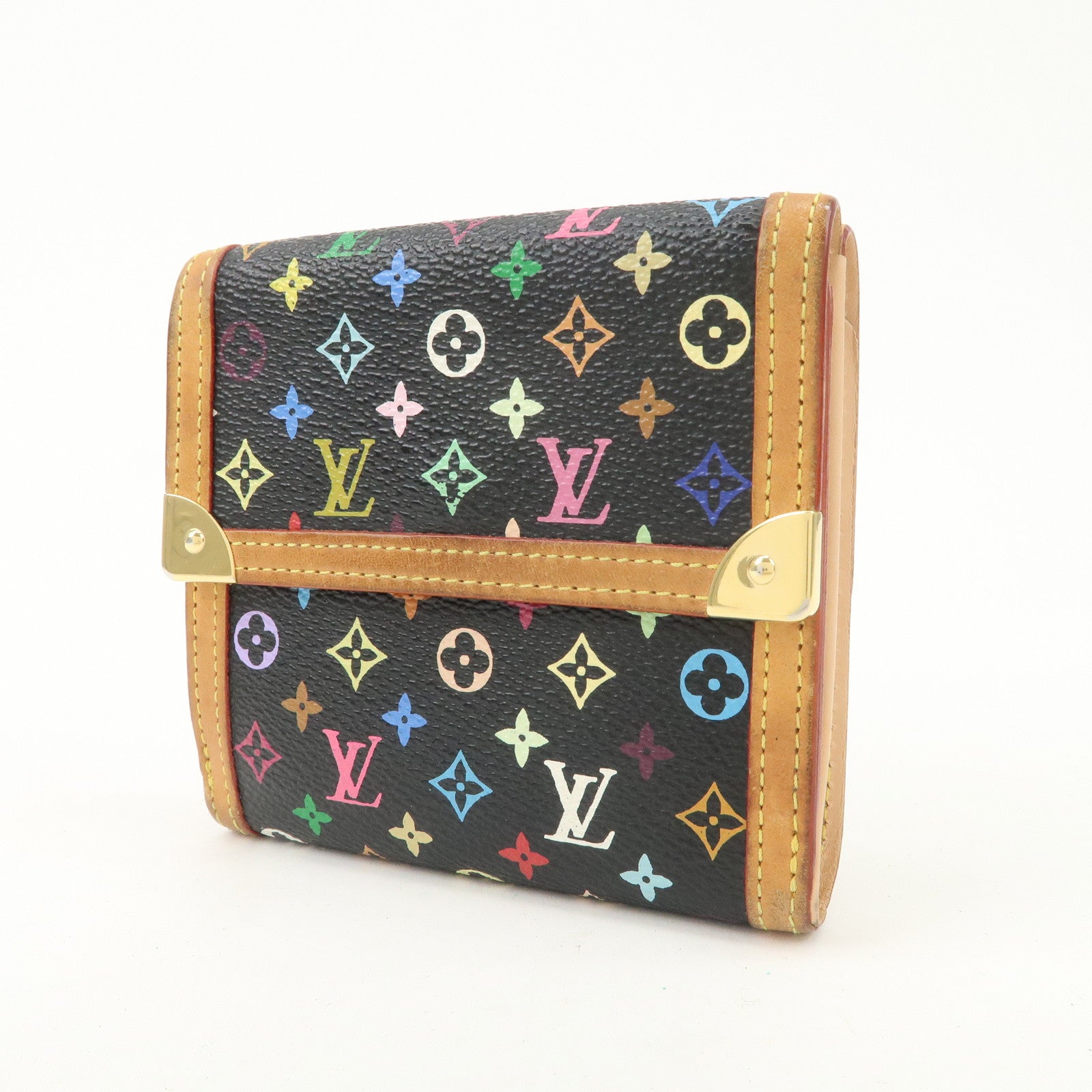 Louis Vuitton Monogram Porte Monnaie Billets Carte Credit M92984 Used