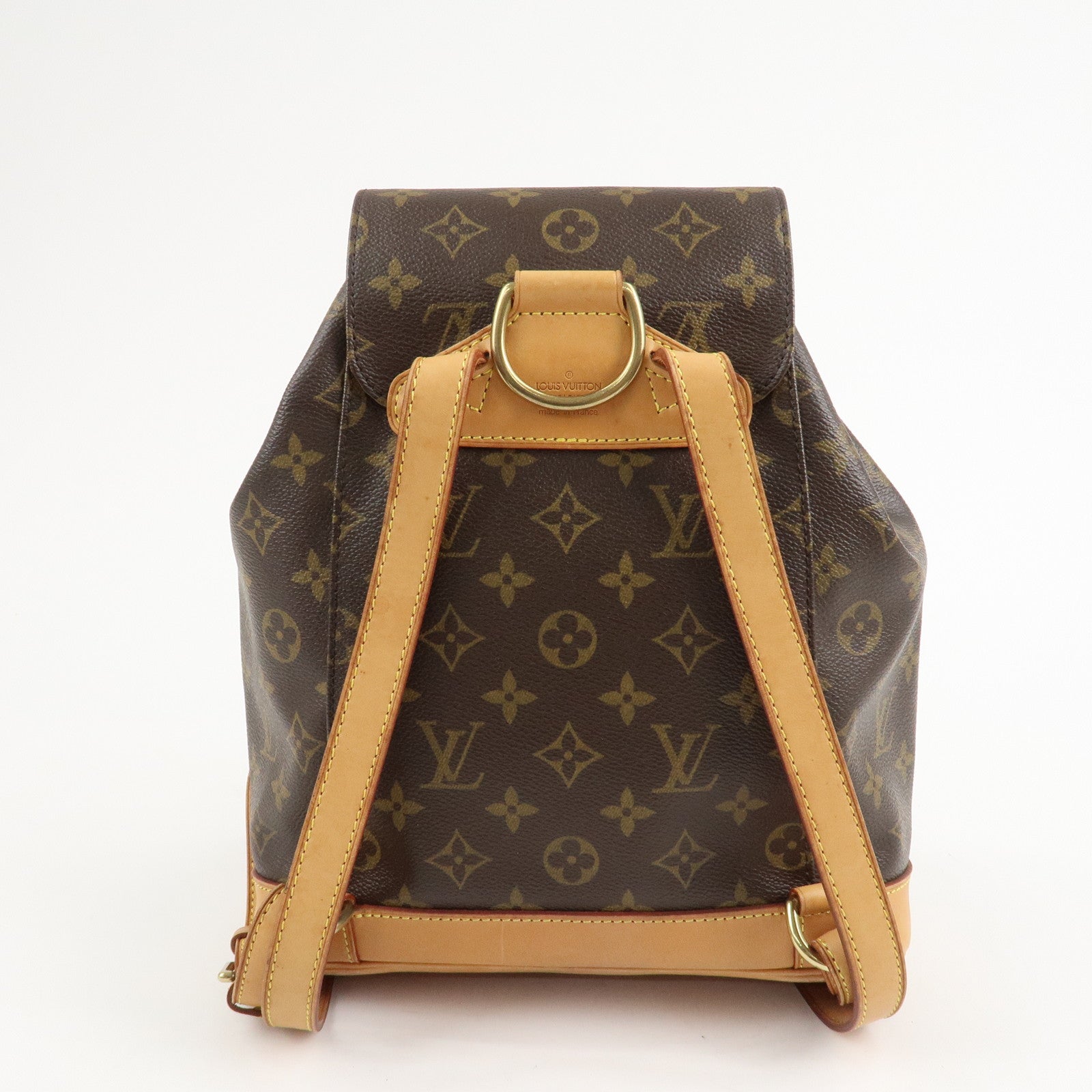 Louis Vuitton Monogram Montsouris MM Back Pack Bag M51136 Used