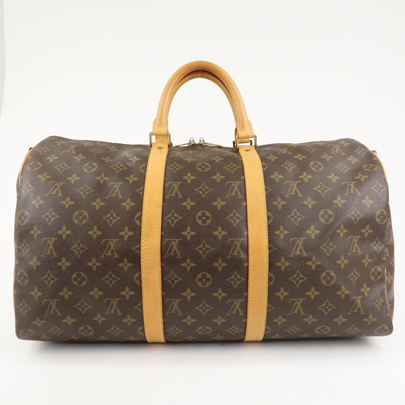 Louis Vuitton Monogram Keep All Bandouliere 50 Boston Bag M41416 Used