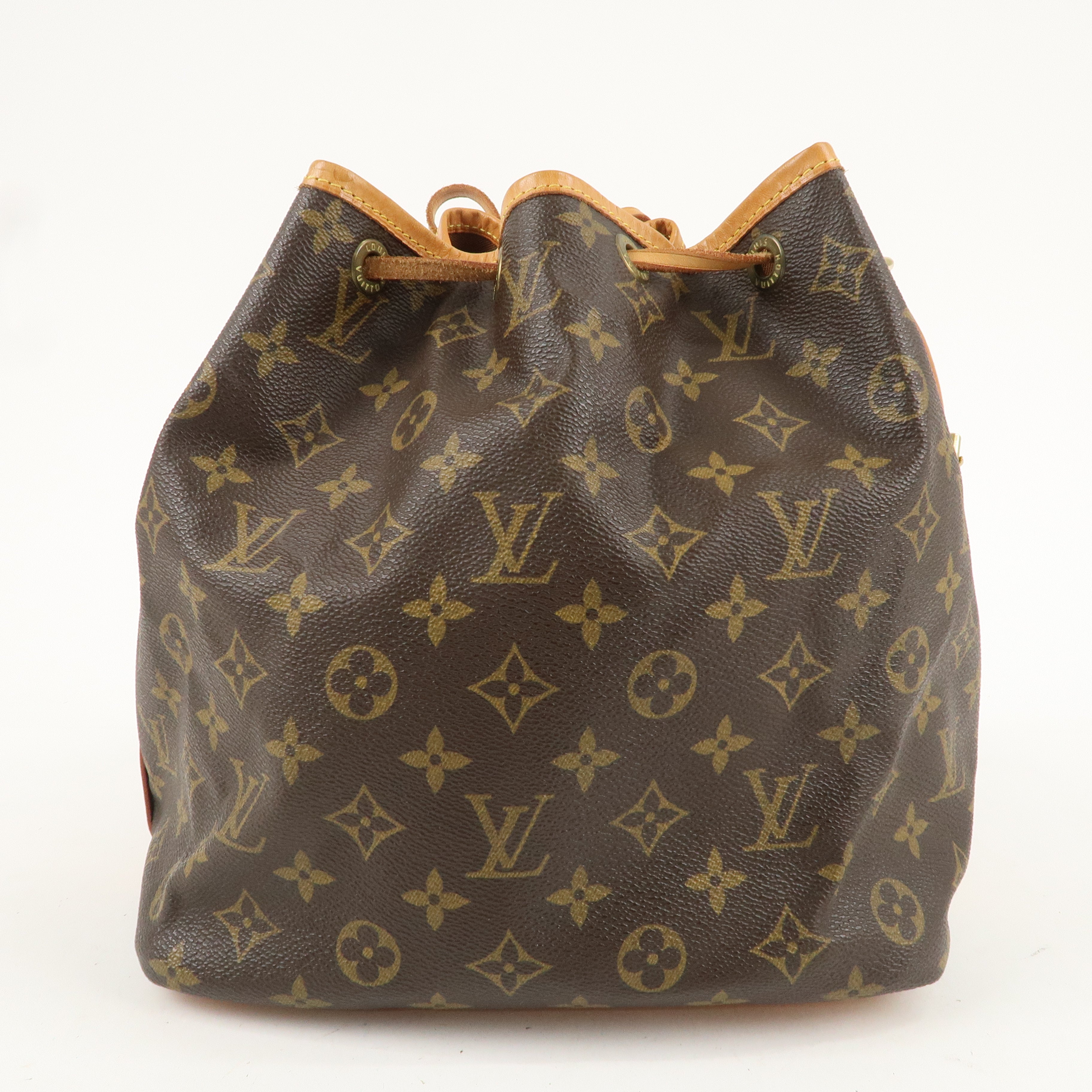 Louis Vuitton Monogram Petit Noe Shoulder Bag Brown M42226