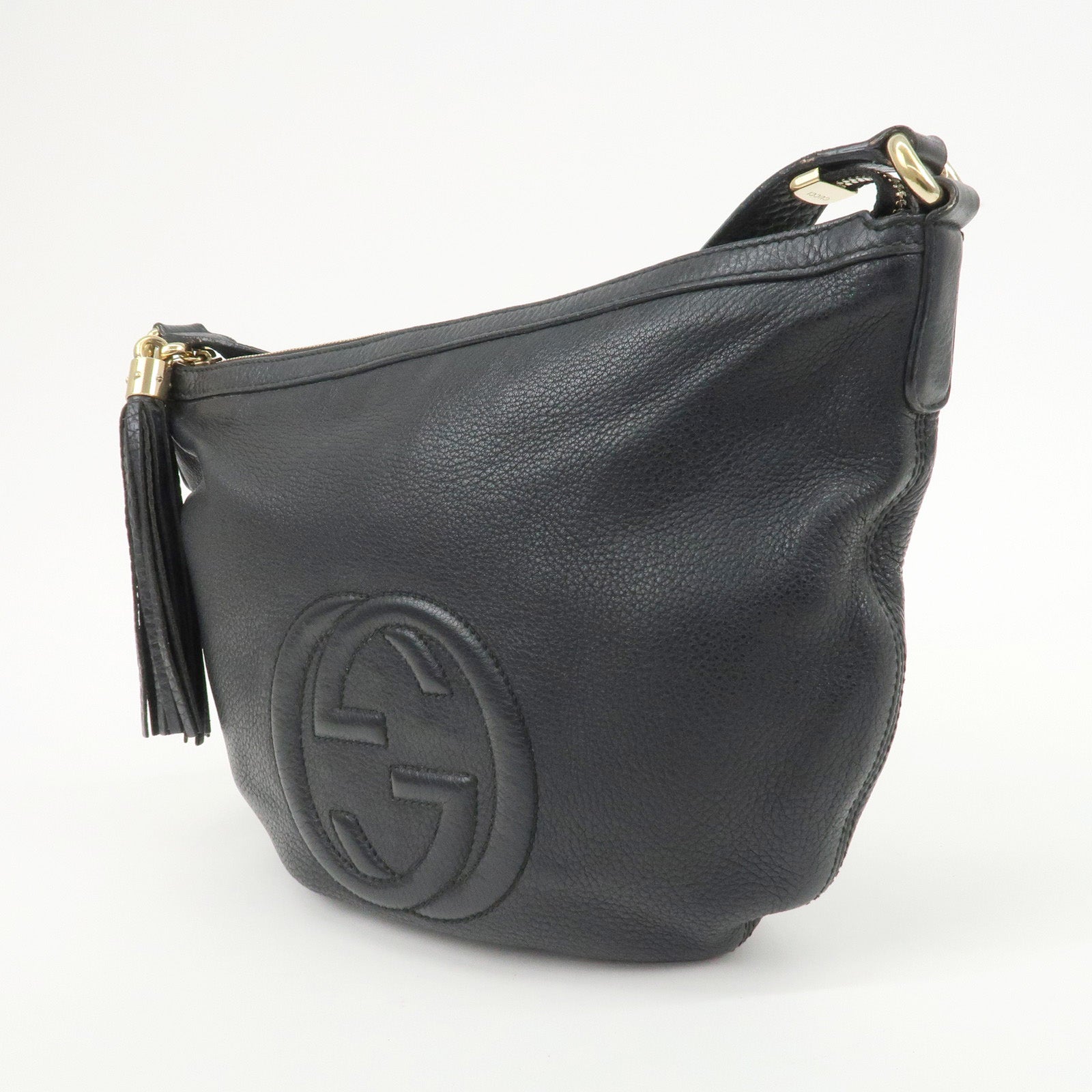 GUCCI SOHO Leather One Shoulder Bag bBack 308361 Used