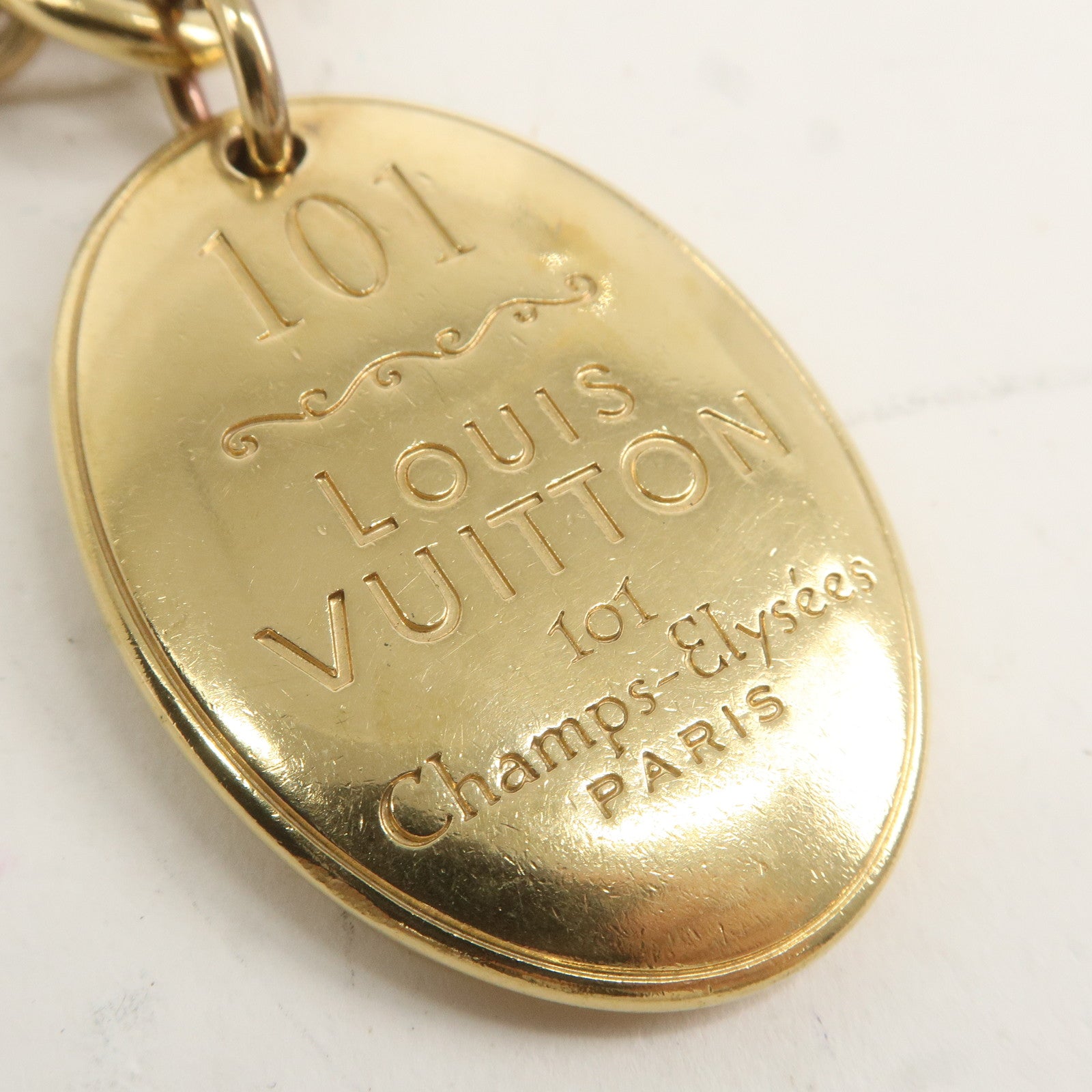 Louis Vuitton Porte Cles Maison Bag Charm Key Charm Gold M65086