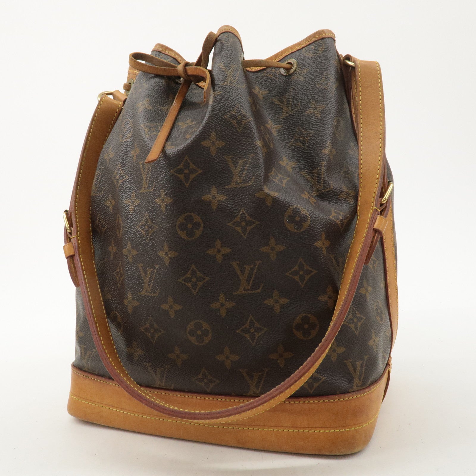 Louis Vuitton Monogram Noe Shoulder Bag Hand Bag Brown M42224