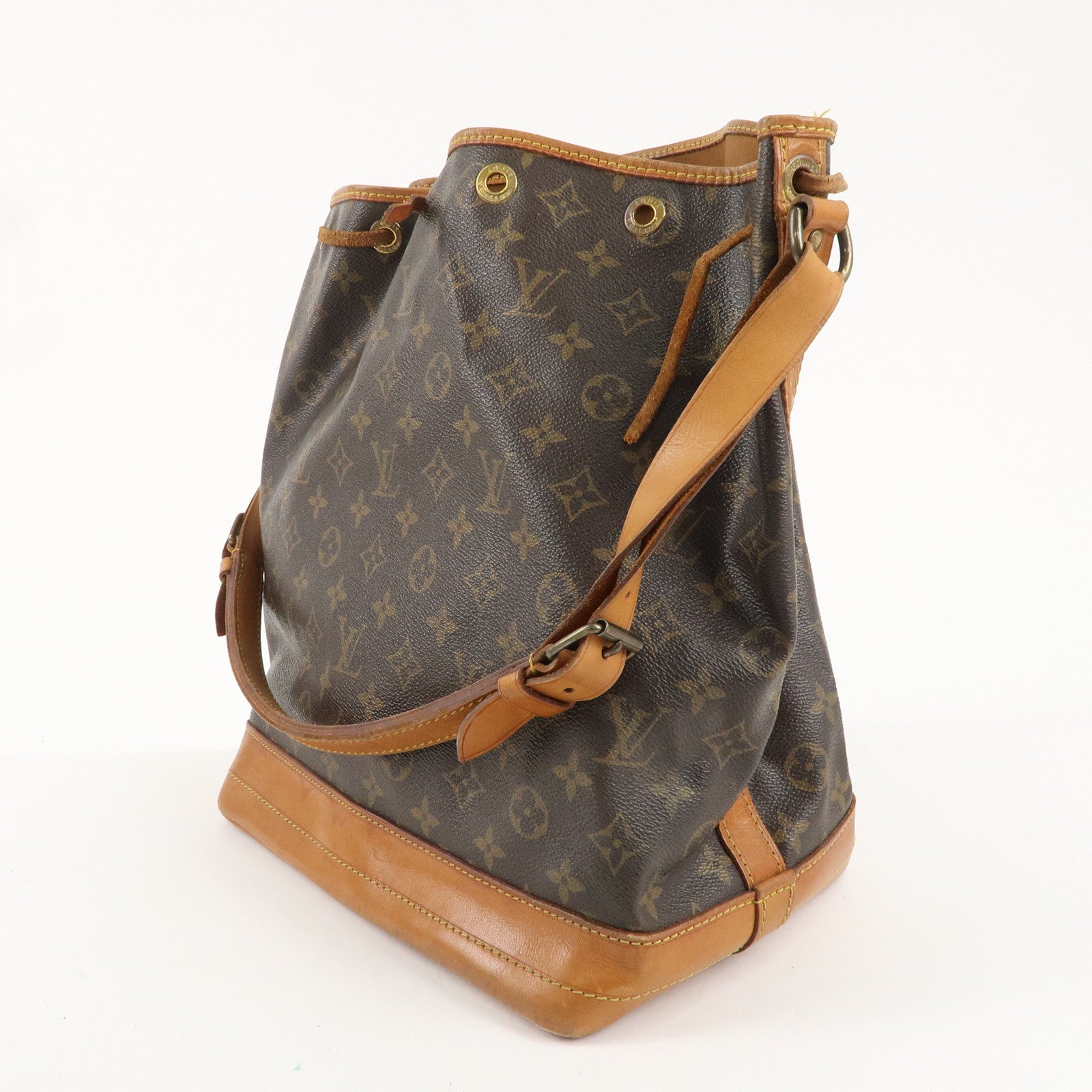 Louis Vuitton Monogram Noe Shoulder Bag Hand Bag Brown M42224