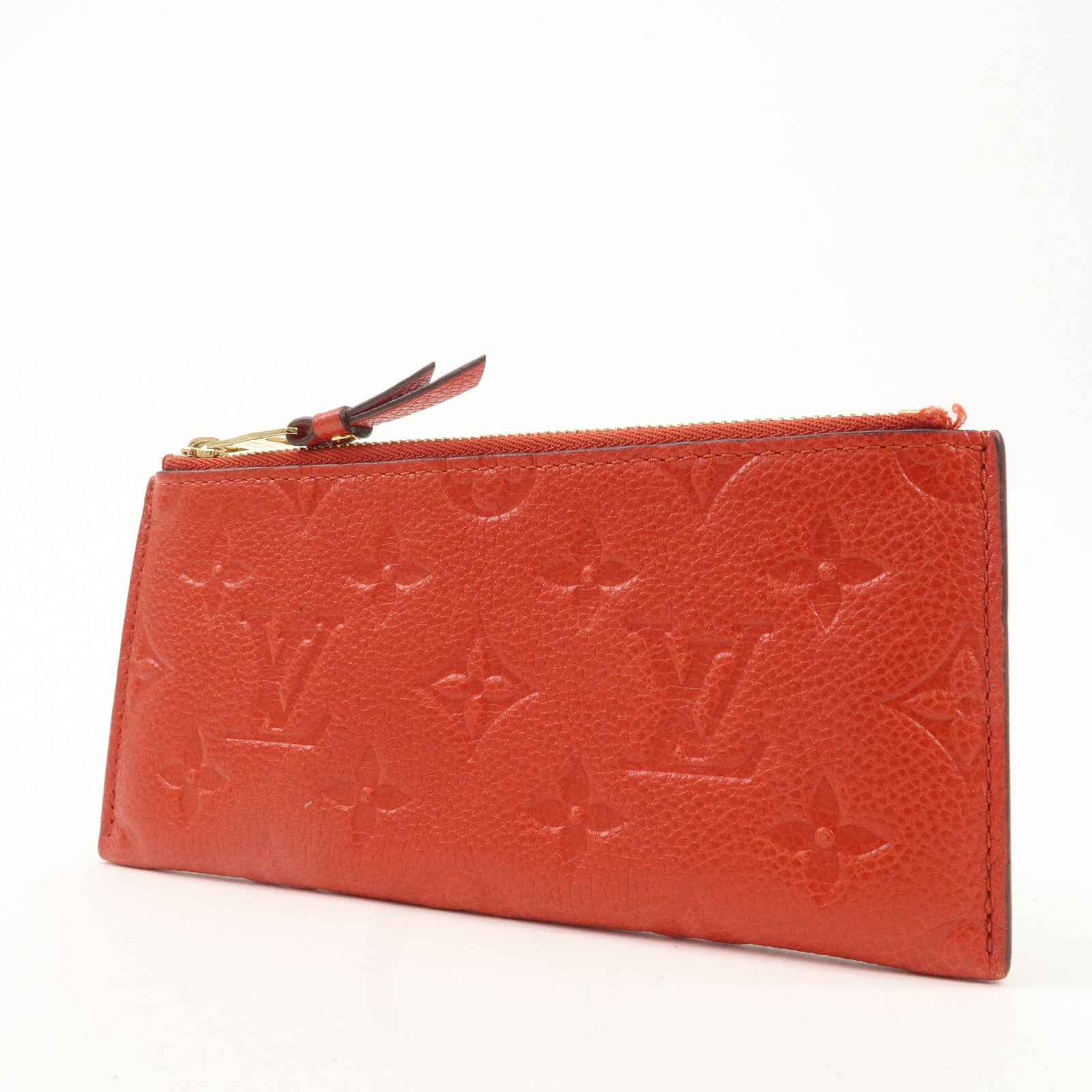 Louis Vuitton Monogram  Empreinte Portefeuille Cerise Cion Case Used