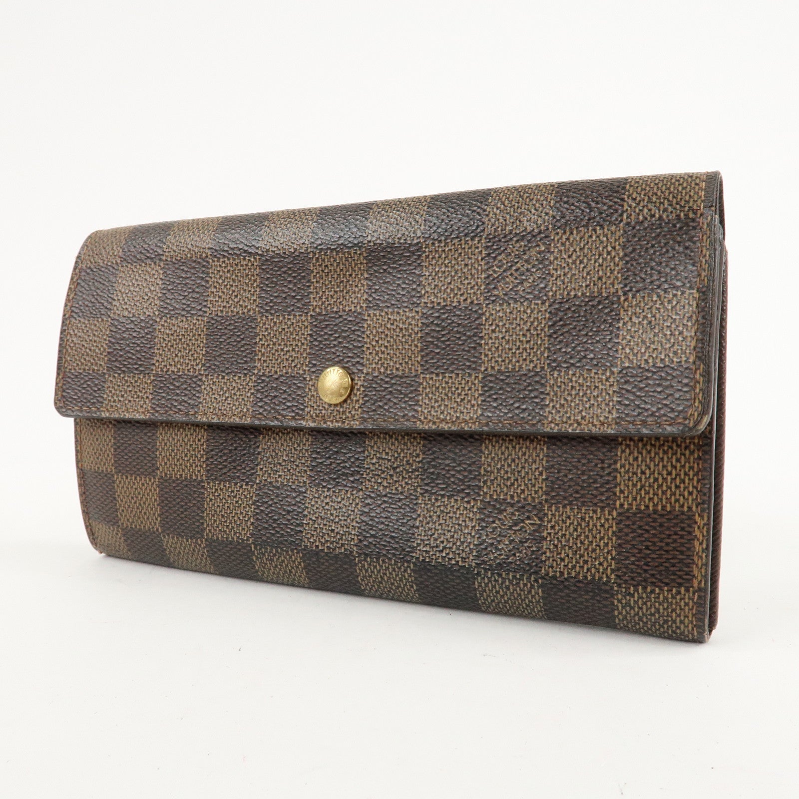 Louis Vuitton Damier Porte Monnaie Cult Credit Long Wallet N61724