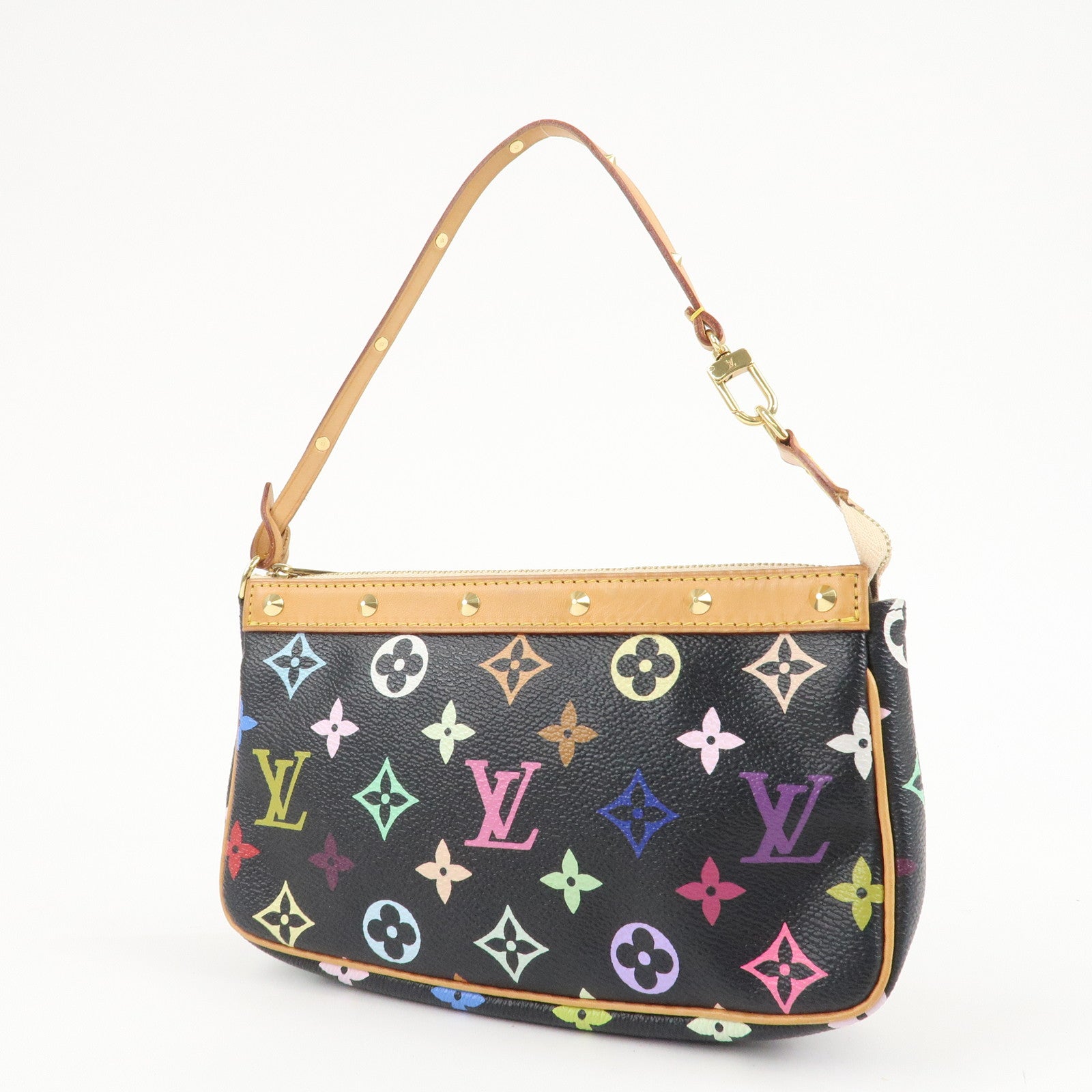 Louis Vuitton Monogram Multicolor Pochette Accessoires Noir M92648 Used