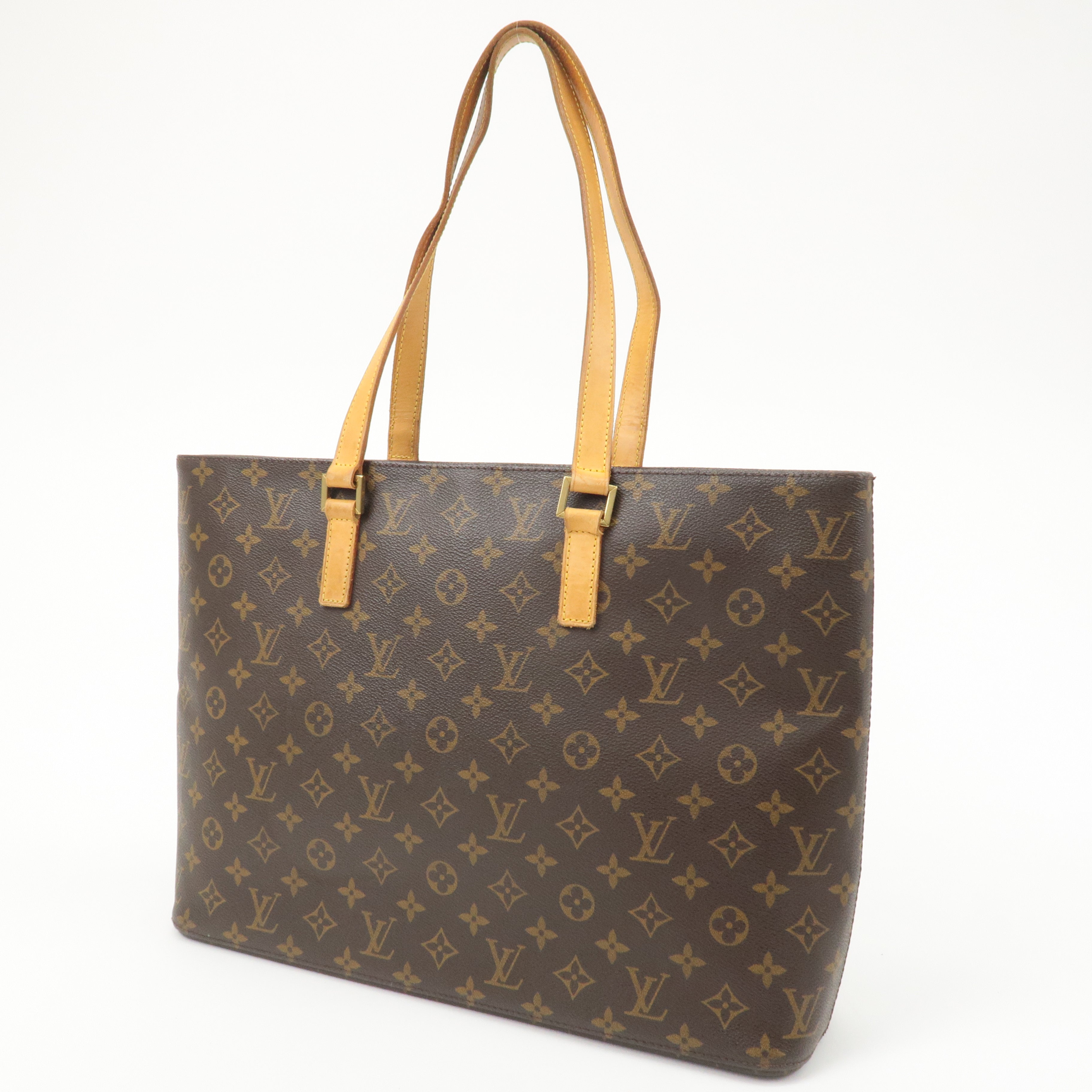 Louis Vuitton Monogram Luco Tote Bag Hand Bag Brown M51155