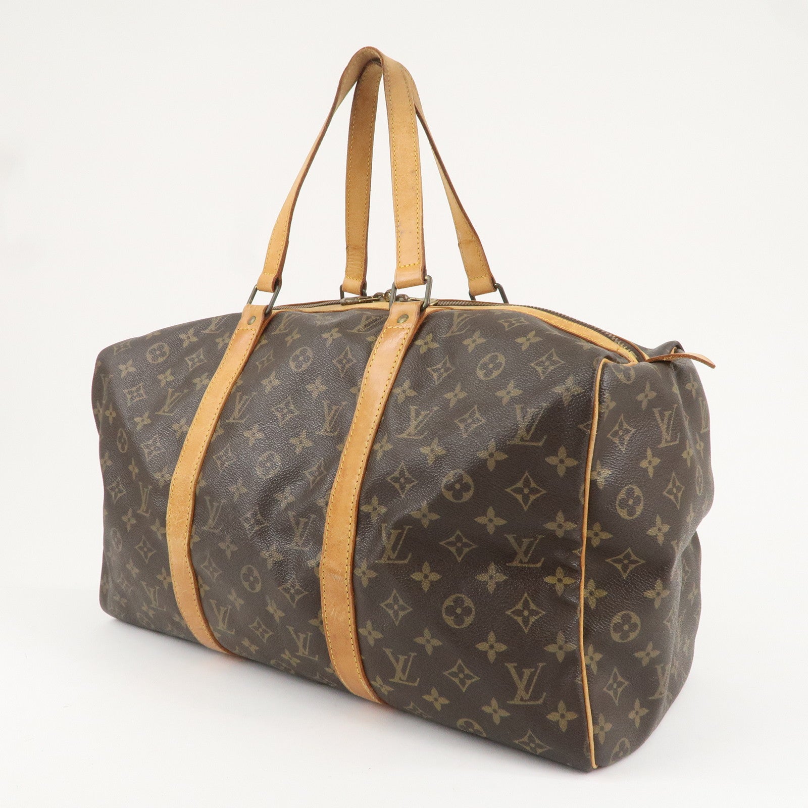 Louis Vuitton Monogram Sac Souple 45 Boston Bag M41624