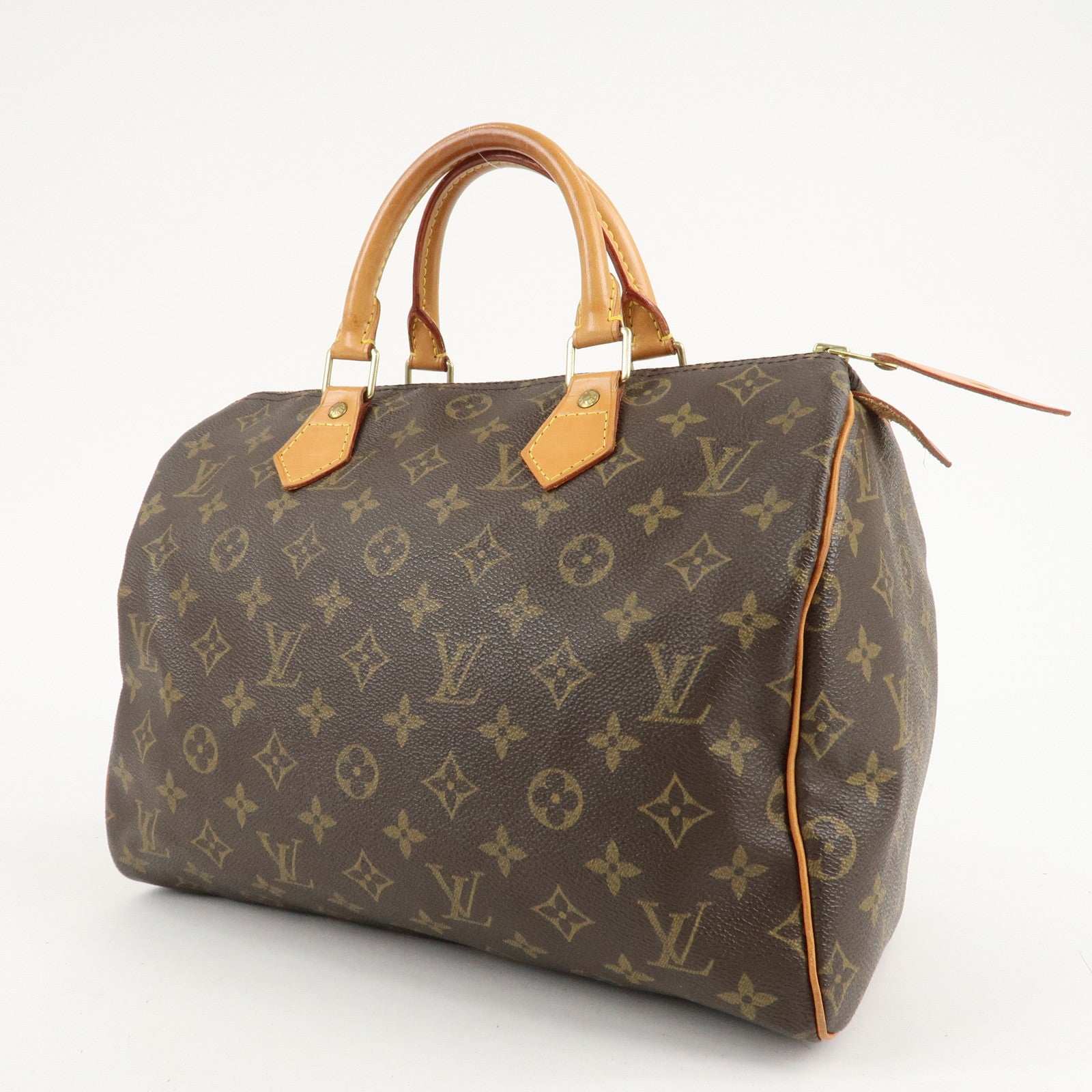 Louis Vuitton Monogram Speedy 30 Hand Bag Boston Bag M41526 Used