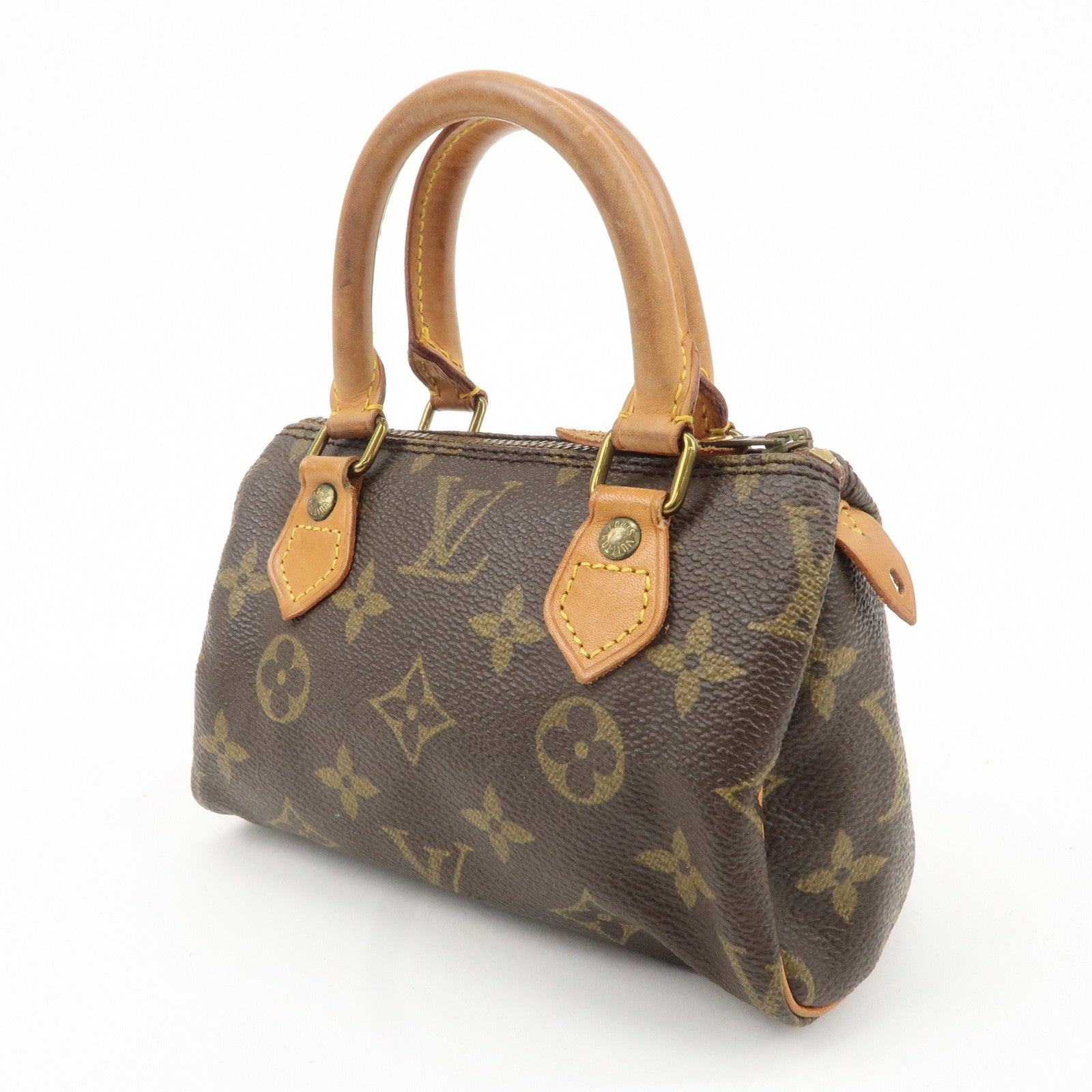 Louis Vuitton Monogram Mini Speedy Hand Bag M41534 Used