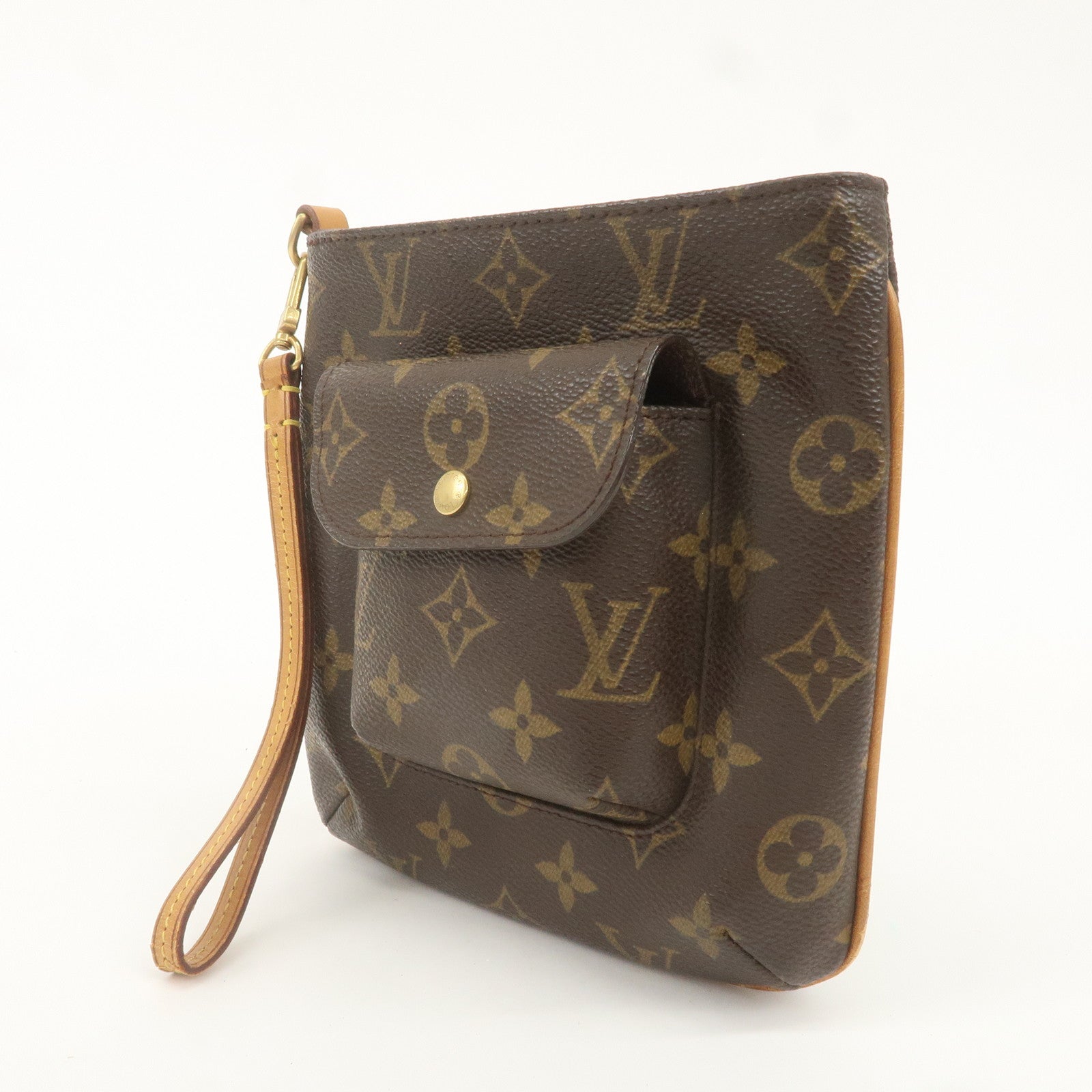 Louis Vuitton Monogram Partition Pouch Clutch Bag M51901