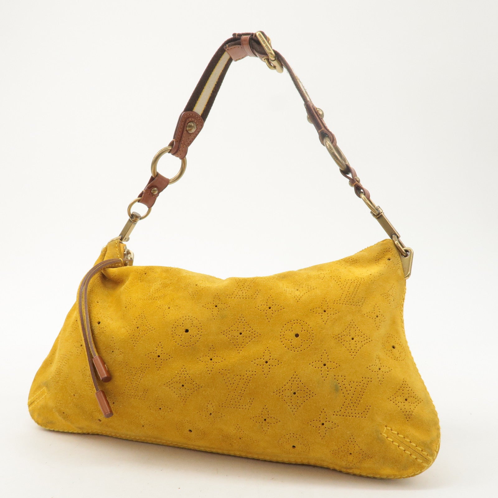 Louis Vuitton Monogram Onata PM Suede Shoulder Bag M95121