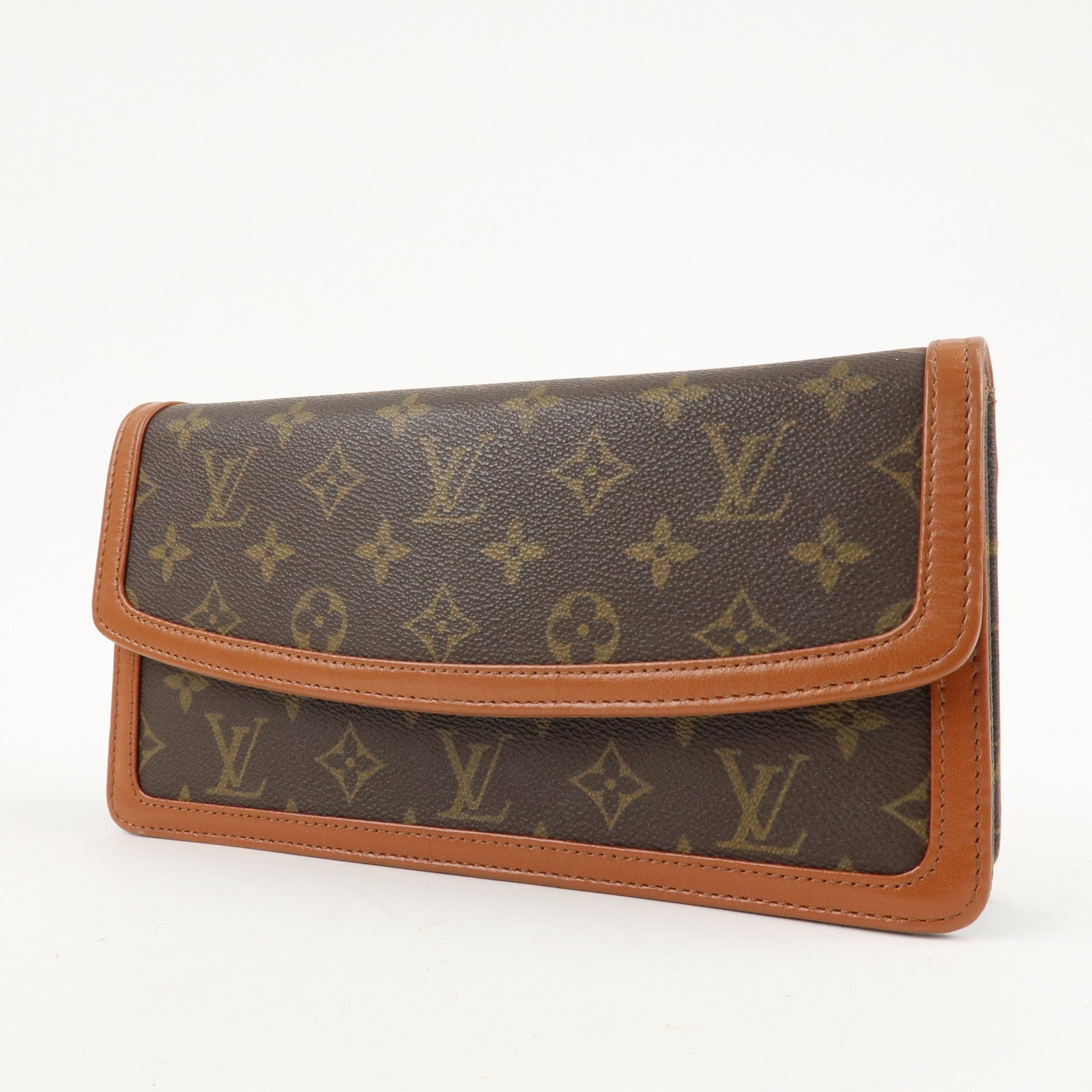 Louis Vuitton Monogram Pochette Damme PM Clutch Bag M51812 Used