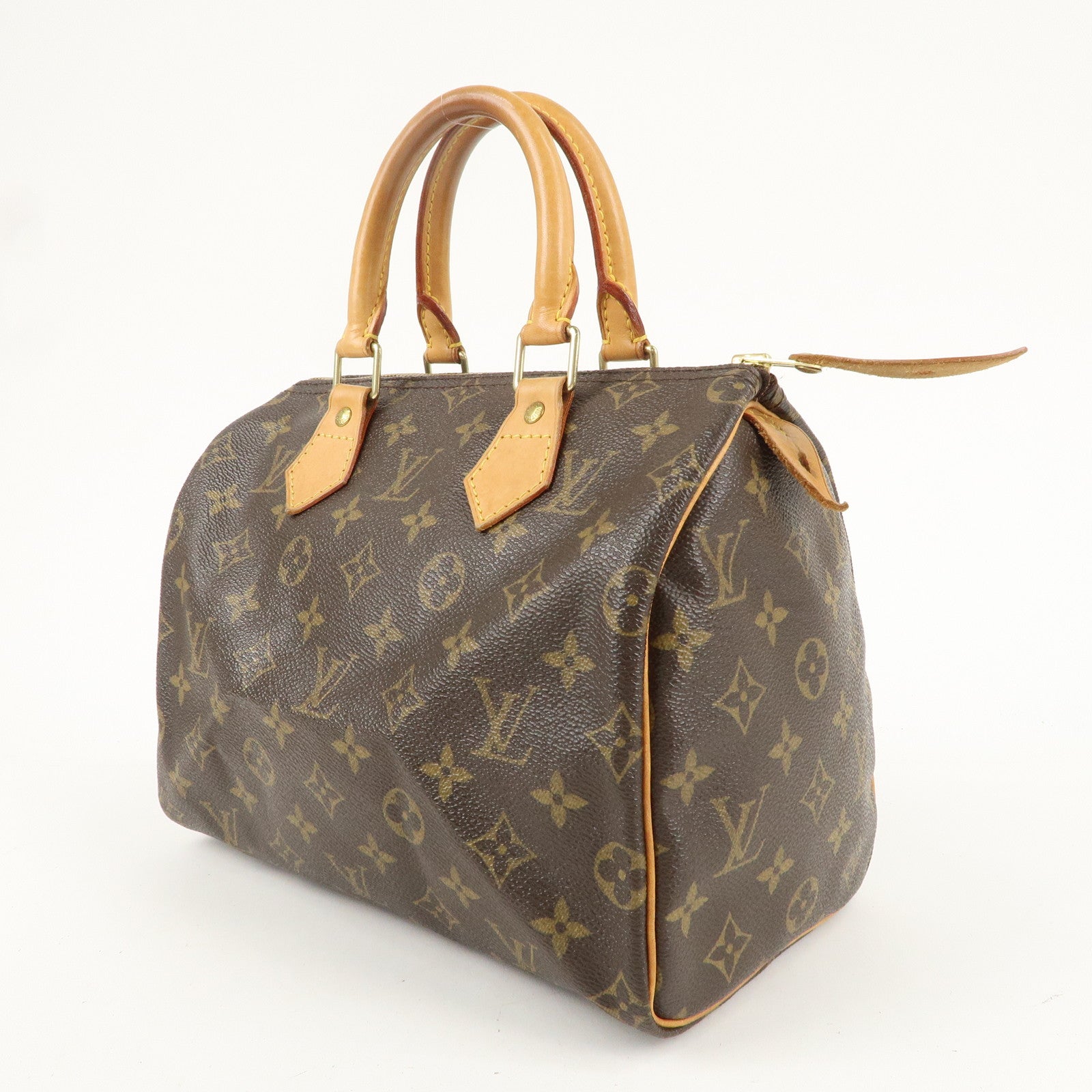 Louis Vuitton Monogram Speedy 25 Hand Bag Boston Bag M41528