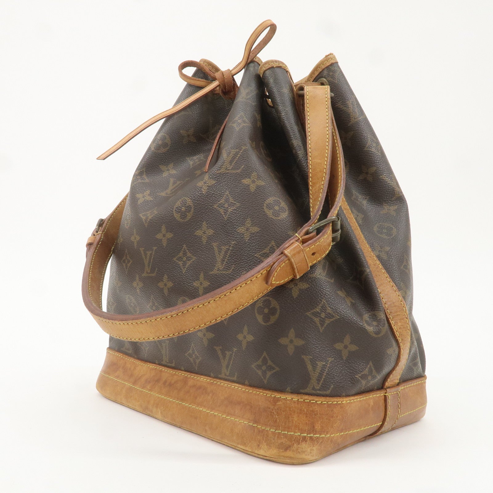 Louis Vuitton Monogram Noe Shoulder Bag Brown M42224