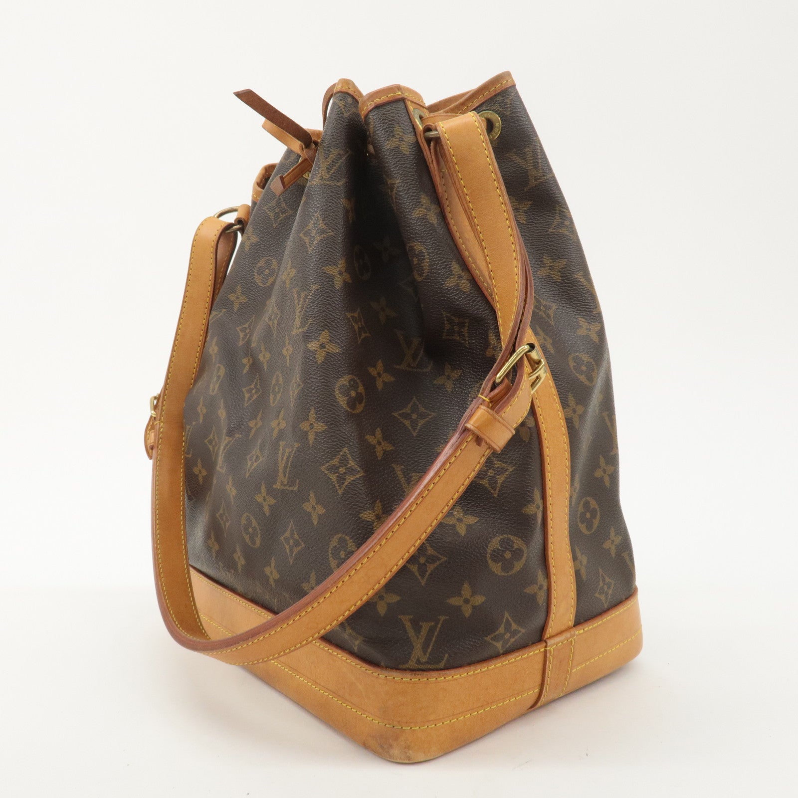 Louis Vuitton Monogram Noe Shoulder Bag Hand Bag Brown M42224