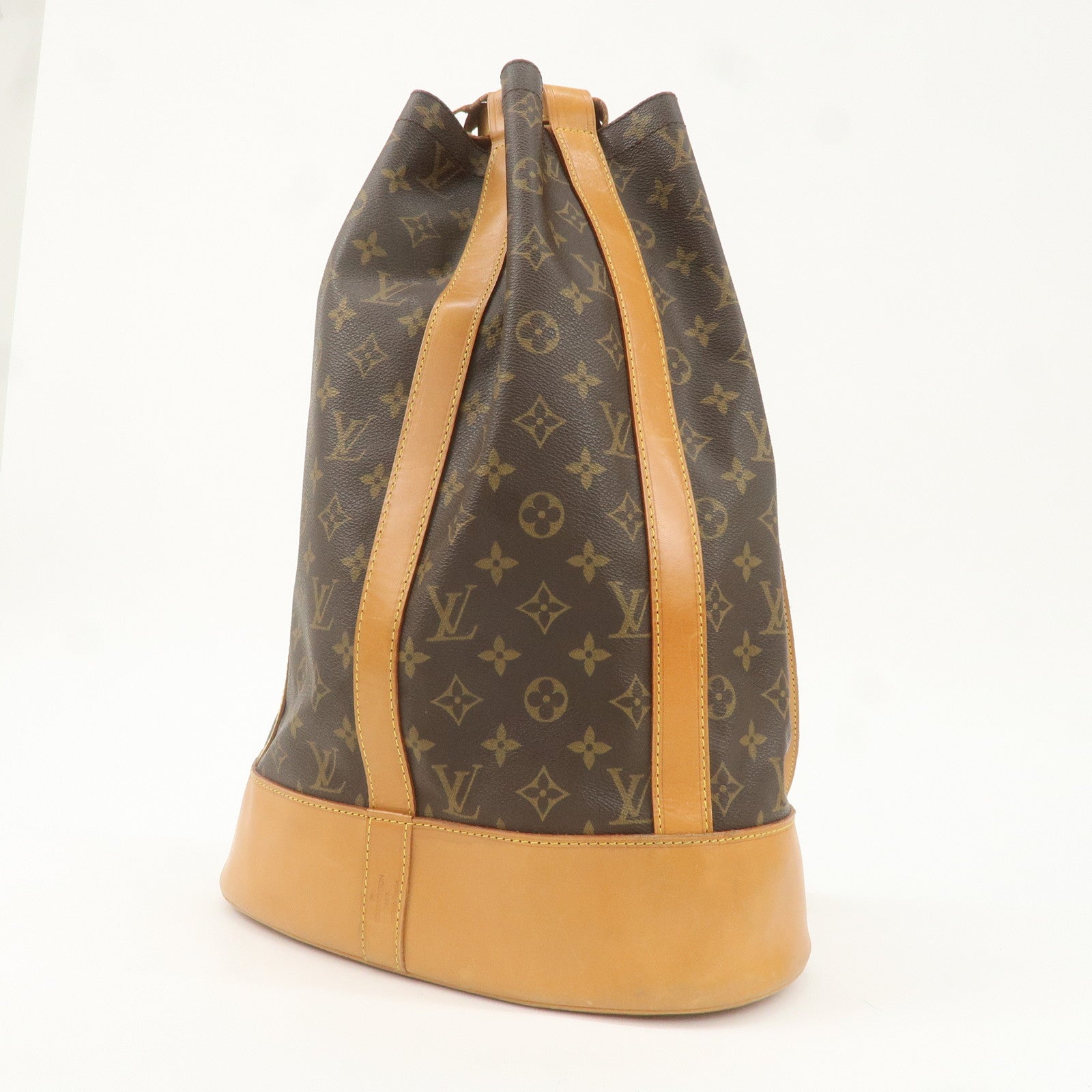 Louis Vuitton Monogram Randonee GM Laundry Bag Brown M42244