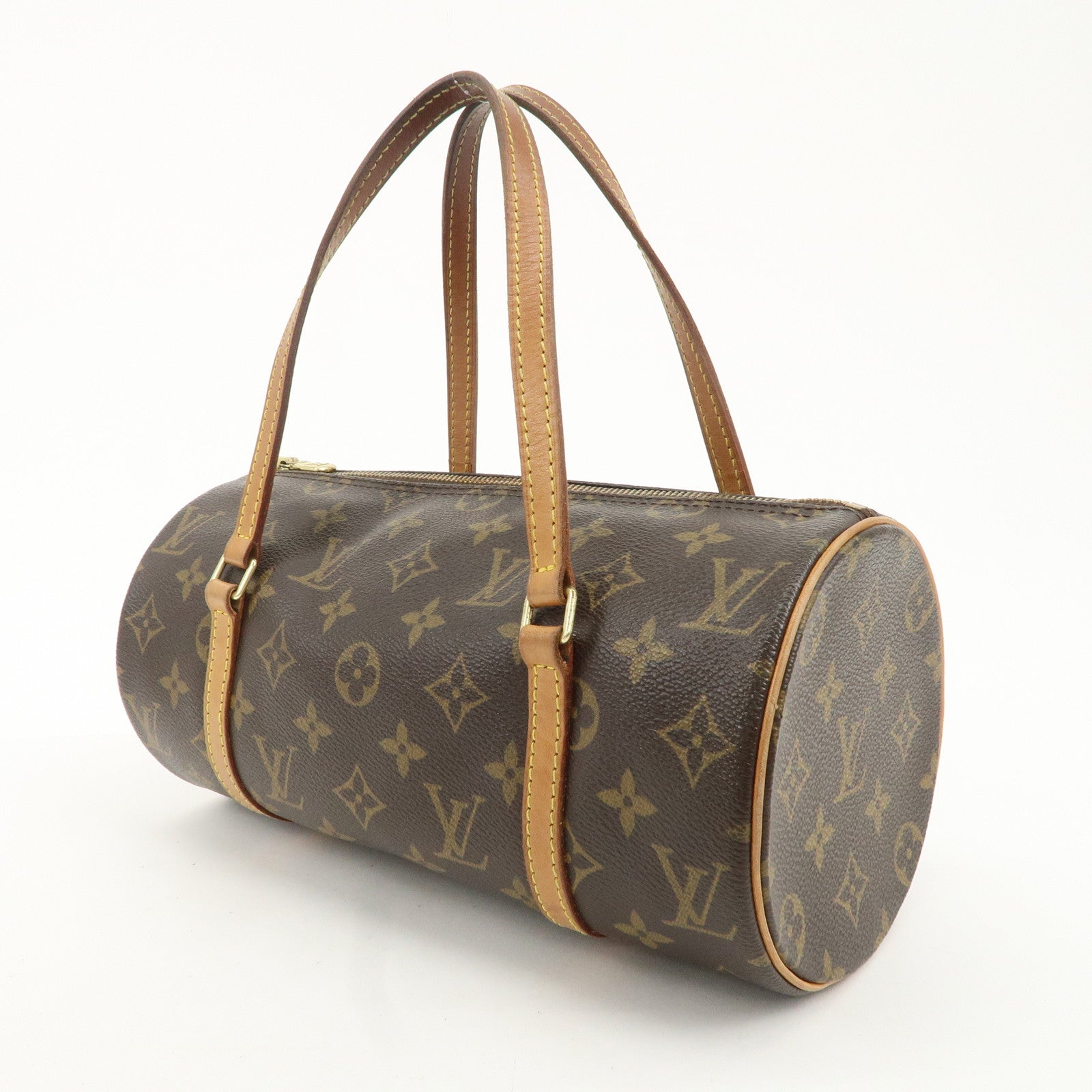 Louis Vuitton Monogram Papillon 26 Hand Bag New Style M51385 Used