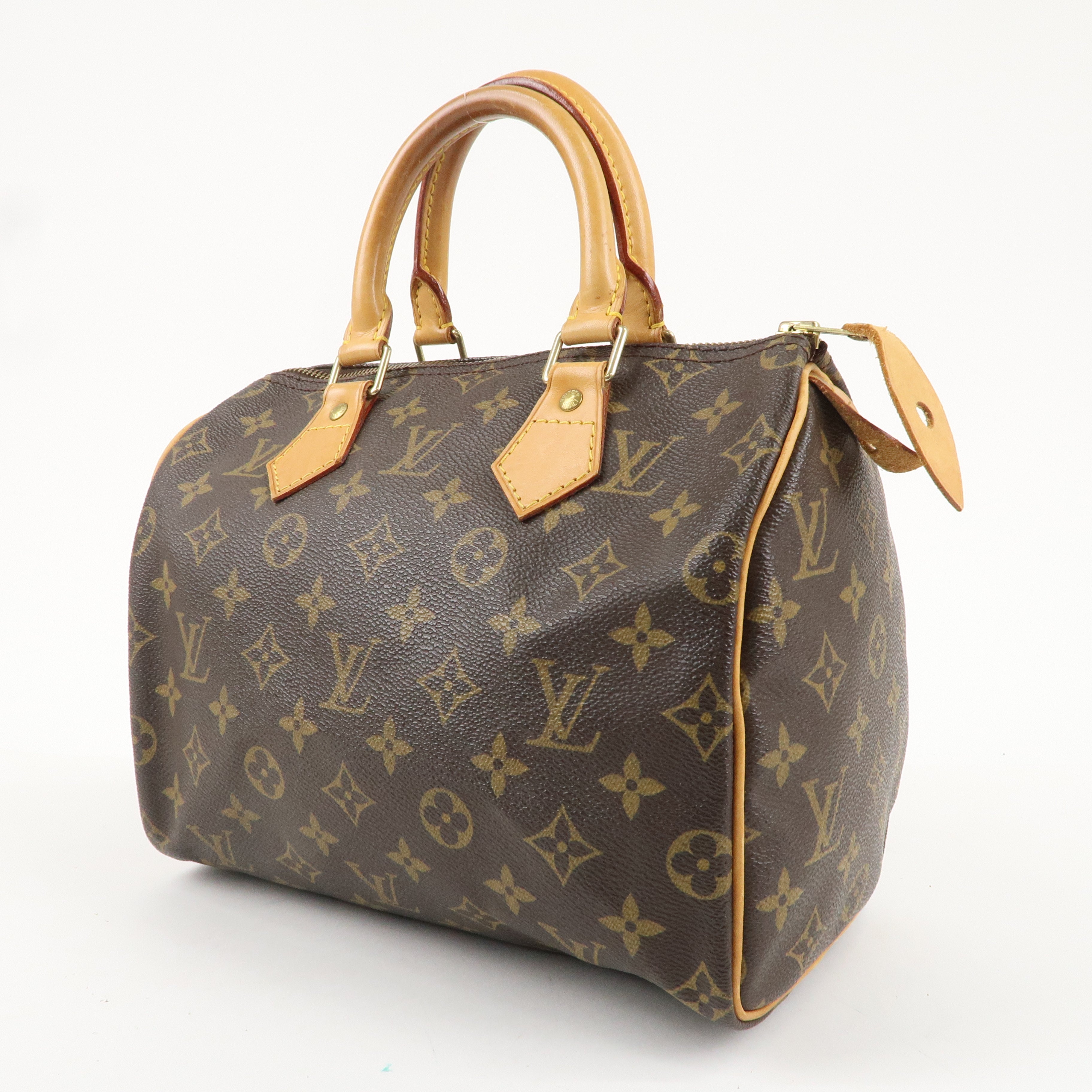 Louis Vuitton Monogram Speedy 25 Hand Bag Boston Bag M41528