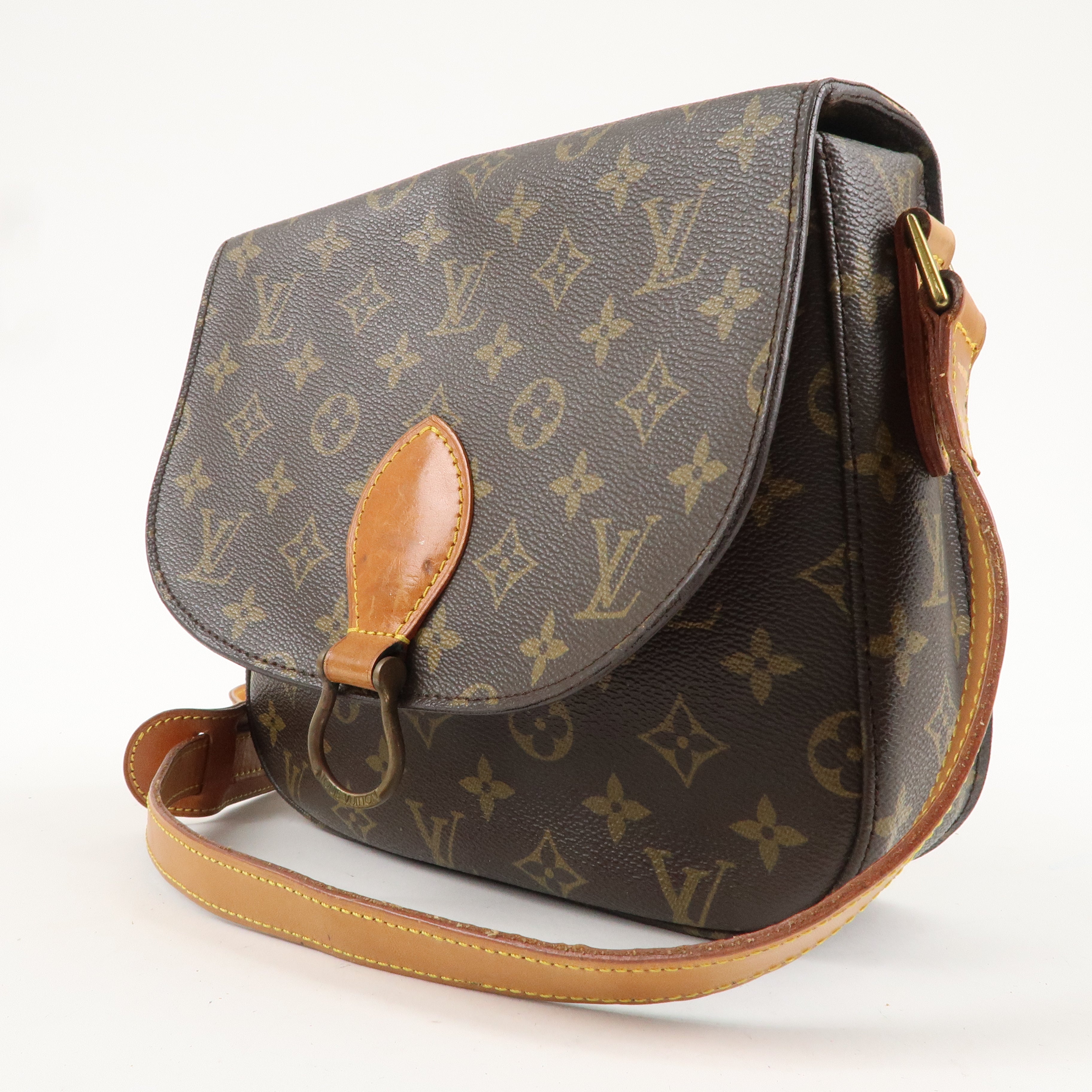 Louis Vuitton Monogram Saint Cloud GM Shoulder Bag Brown M51242