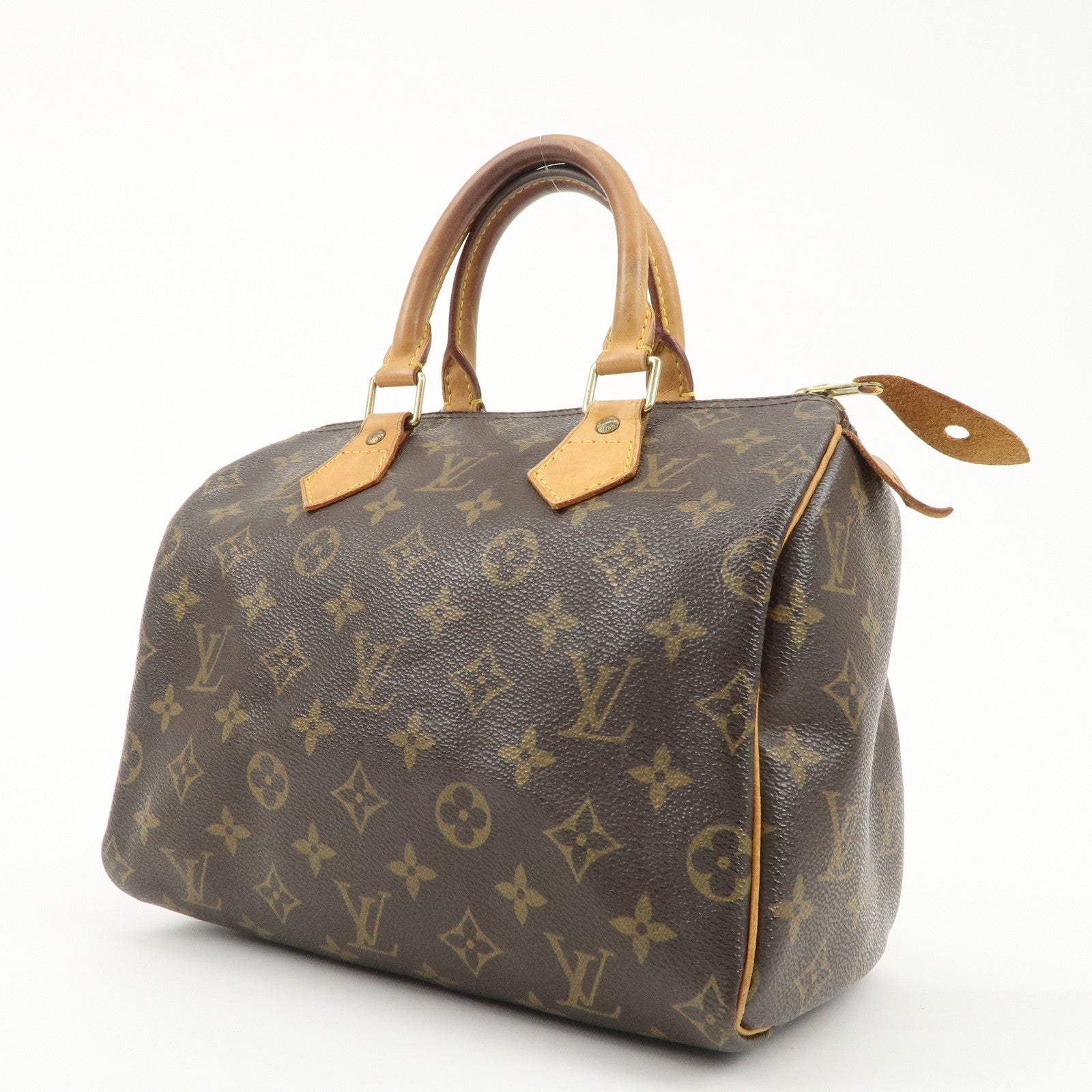 Louis Vuitton Monogram Speedy 25 Hand Bag Boston Bag M41528 Used