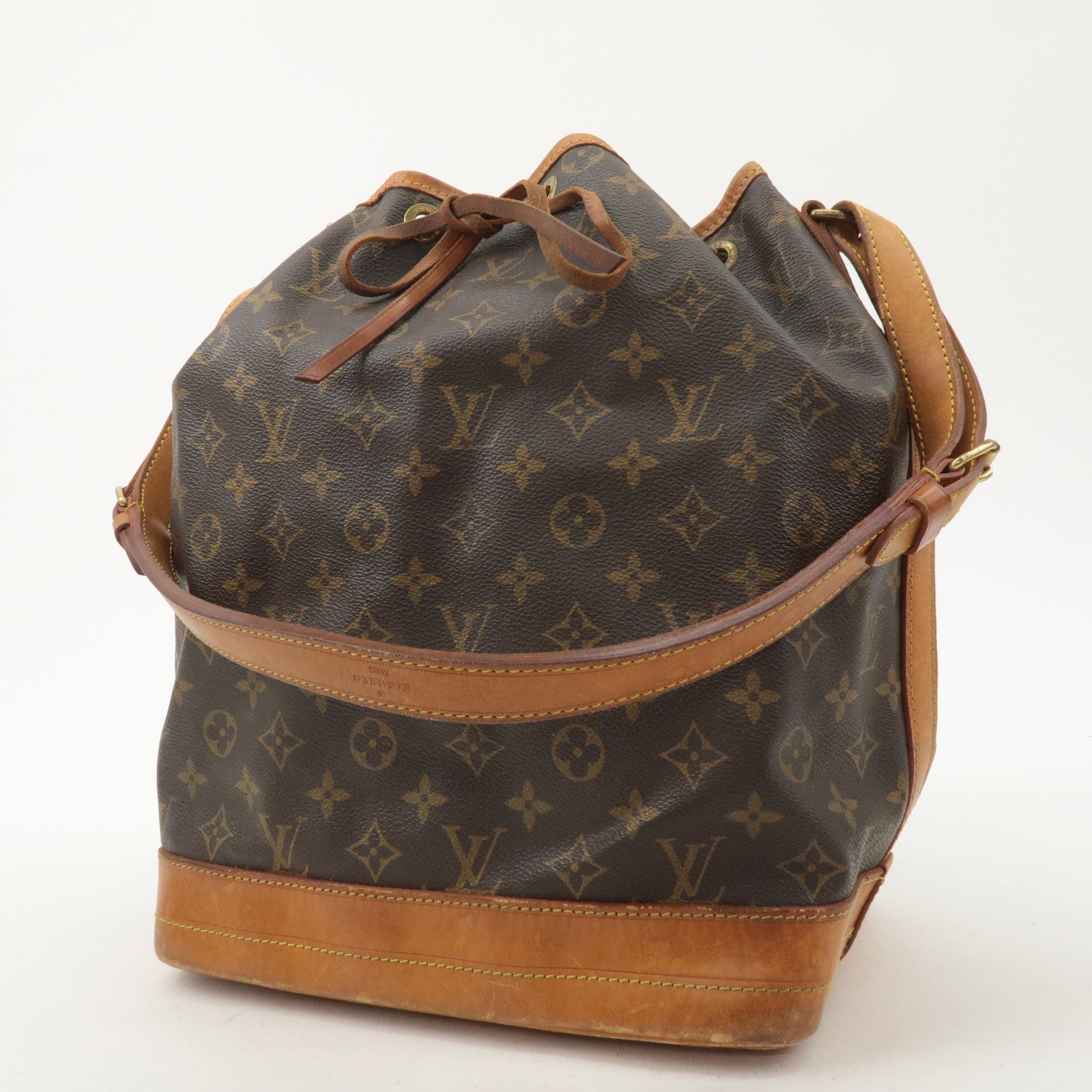 Louis Vuitton Monogram Noe Shoulder Bag Hand Bag Brown M42224