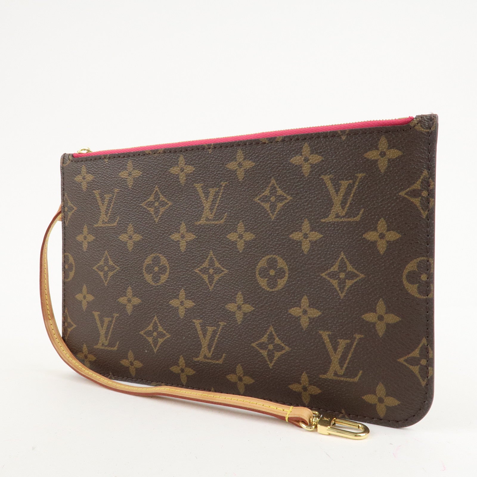 Louis Vuitton Monogram Pouch for Neverfull MM Brown Used