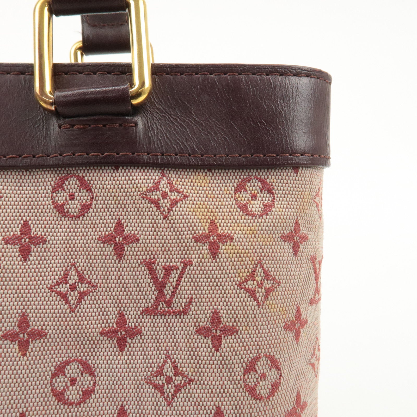 Louis Vuitton Monogram Mini Lucille PM Hand Bag Cerise M92678