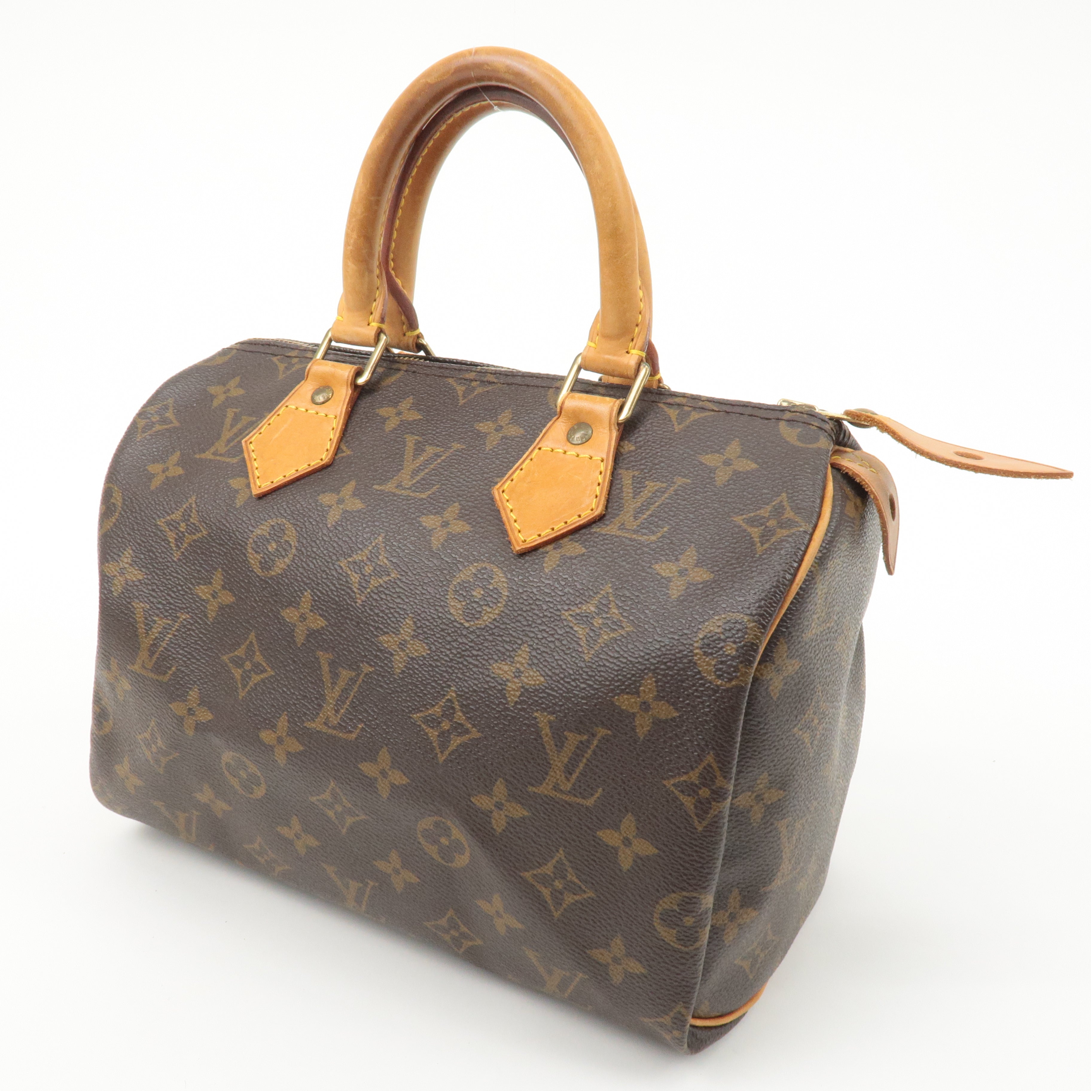 Louis Vuitton Monogram Speedy 25 Hand Bag Boston Bag M41528