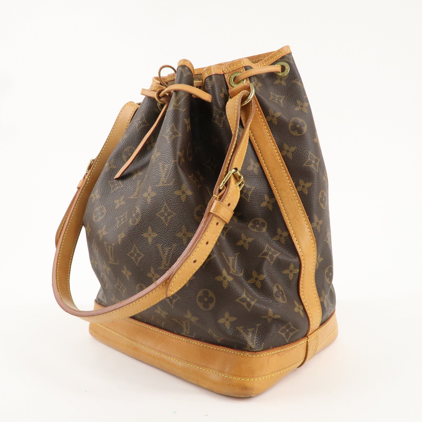 Louis Vuitton Monogram Noe Shoulder Bag Hand Bag Brown M42224